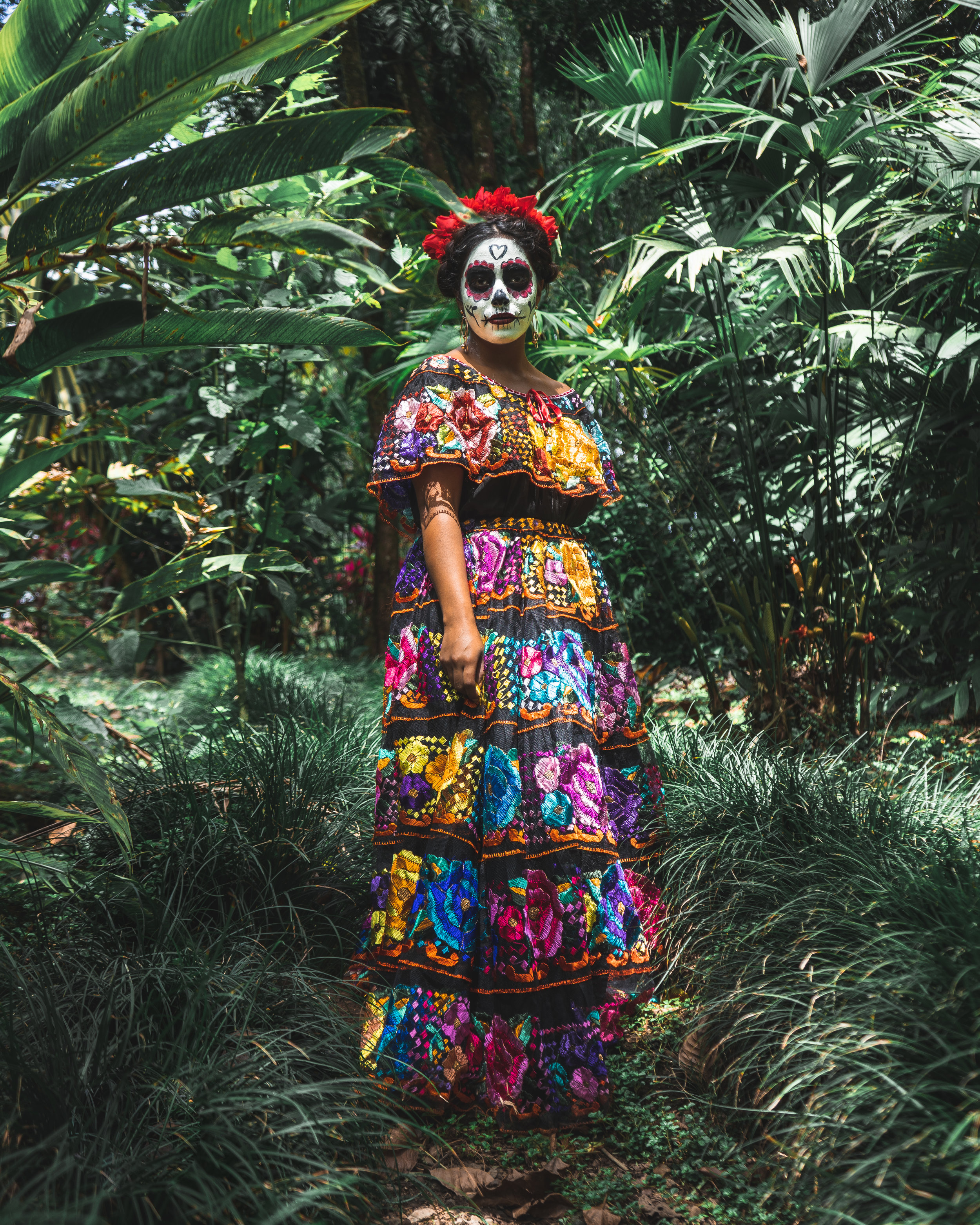 Local Designer Weaves Vibrant Latin American Flowers Into Hispanic