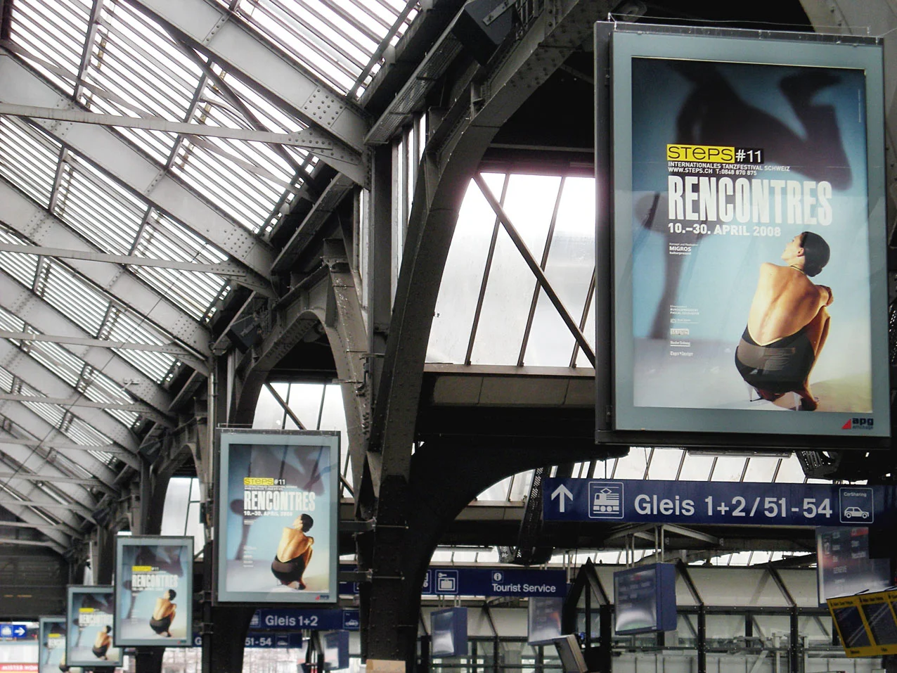 Kampagne des Tanzfestivals STEPS