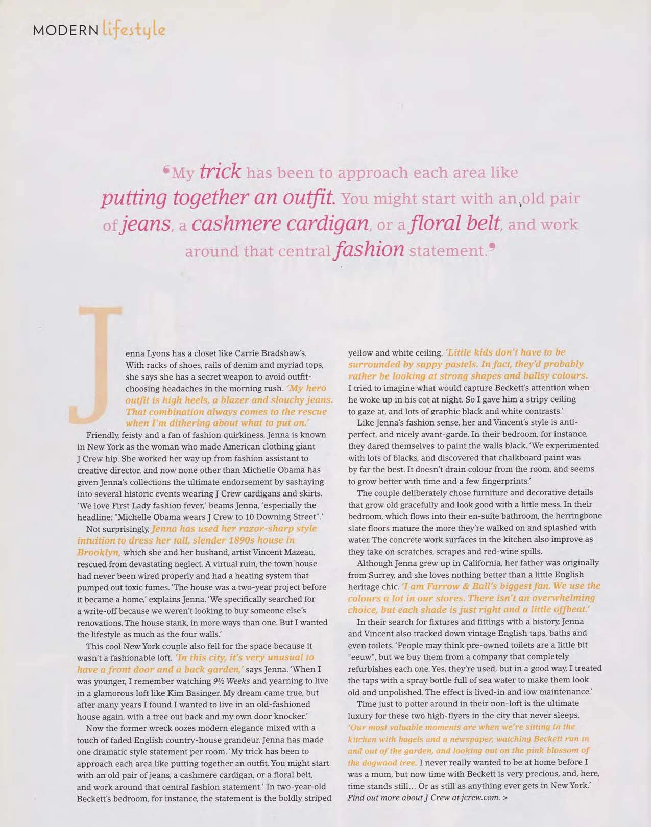 Brook Landscape Press Living etc