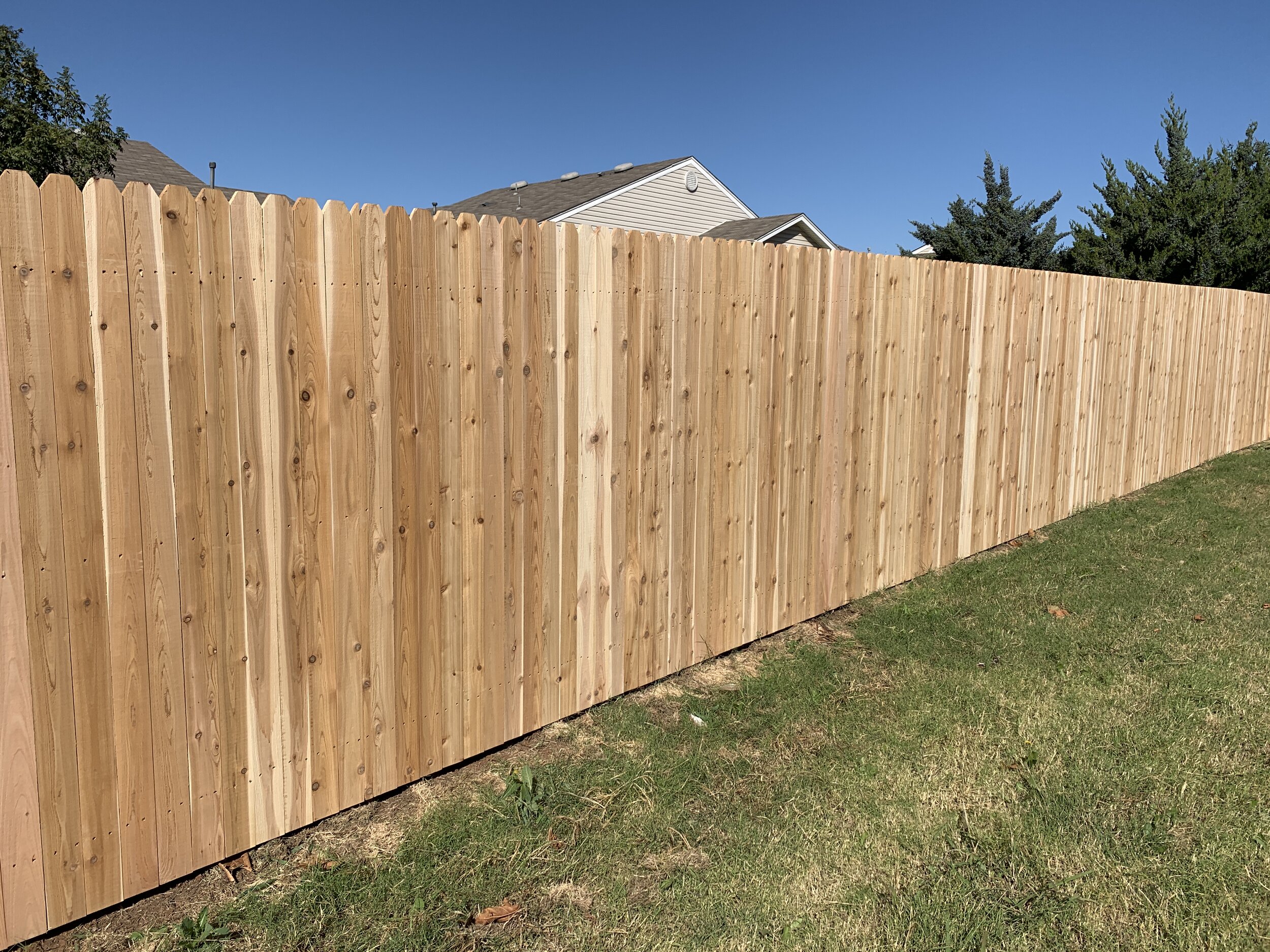 Cedar Privacy Quote — Red River Fence Oklahoma's Premier Fence Co.