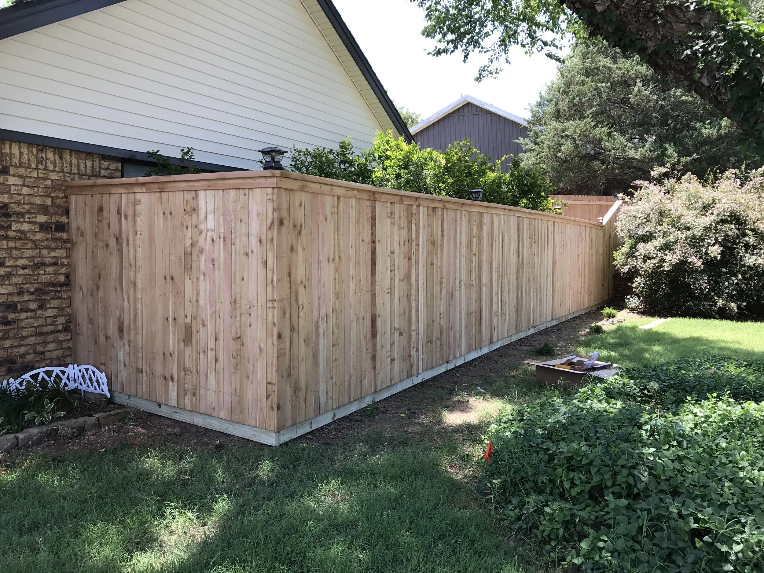 Cedar Privacy Quote — Red River Fence Oklahoma's Premier Fence Co.