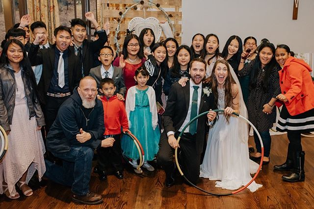 Our favorite #hoopmoments from #hoolaforhappiness founder @ccaricato wedding 1.19.19 #candssayyes ❤️🙏🎉💕⭕️ thank you to our amazing photographers @kismisink_mariana (wedding) &amp; @asterisk.image @mollymkoon @coreykoonphotography (rehearsal dinner