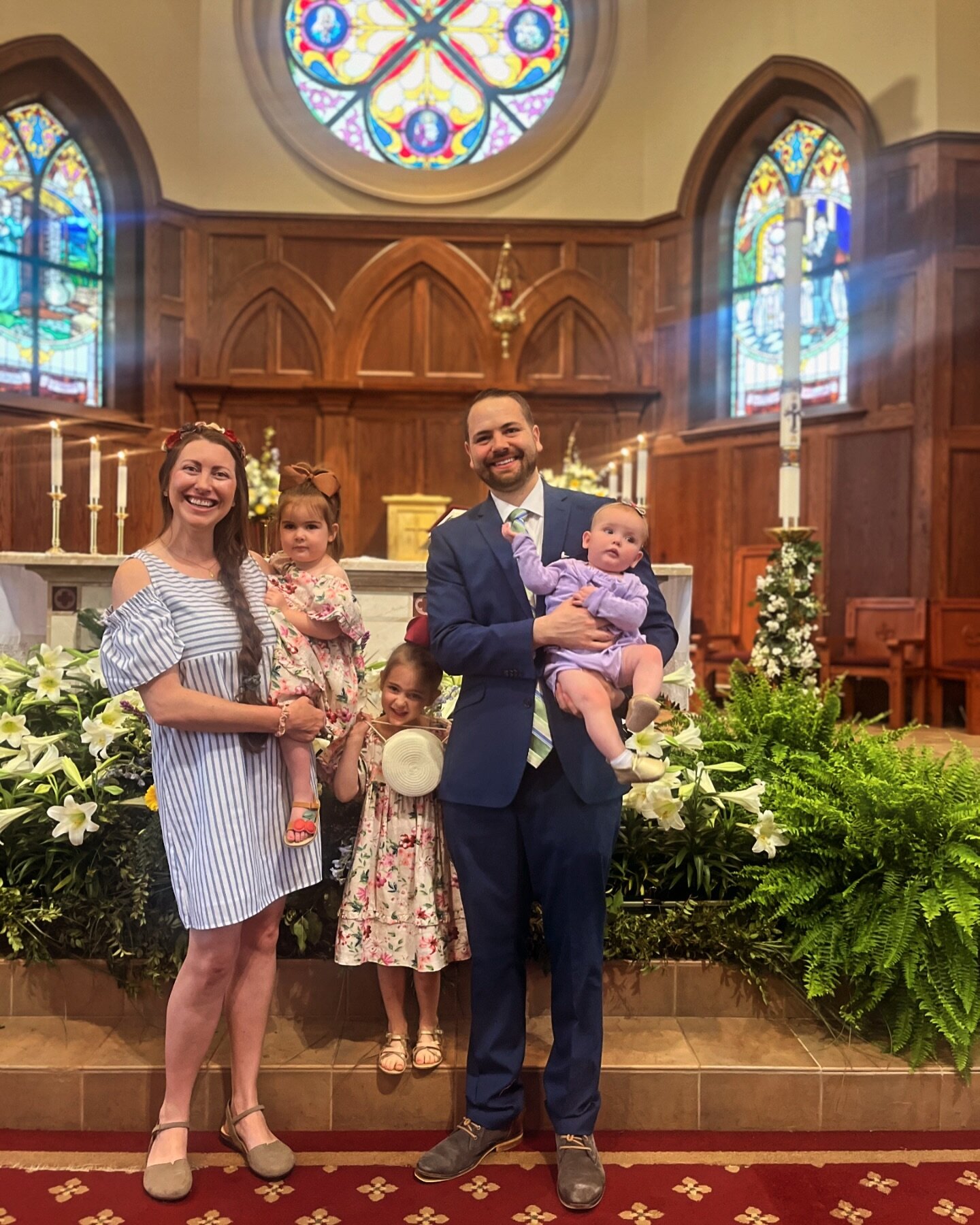 🌺 Happy Easter from our Family 🌺 

&ldquo;Therefore, since we also have such a great cloud of witnesses surrounding us, let&rsquo;s rid ourselves of every obstacle and the sin which so easily entangles us, and let&rsquo;s run with endurance the rac