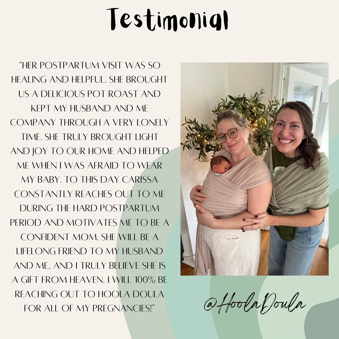 🤍 Client Testimonial from Lia &amp; Gabriel&hellip;part 4 🤍

#postpartumvisit #potroast #hooladoula