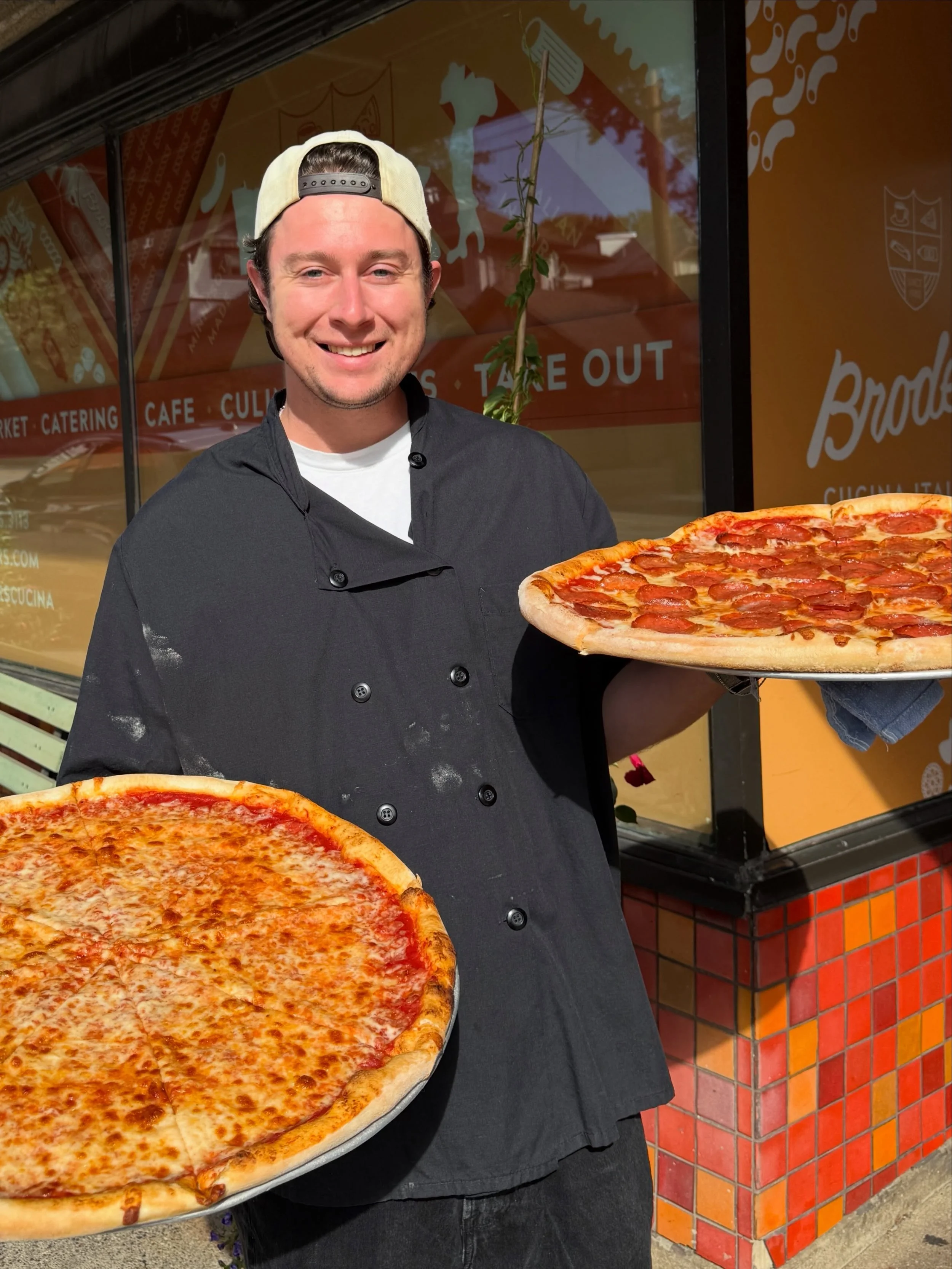 Good day? Pizza. Bad day? Pizza. Doors are open, sun is out and the slices are hot! Come on down (you know want to)! 🍕