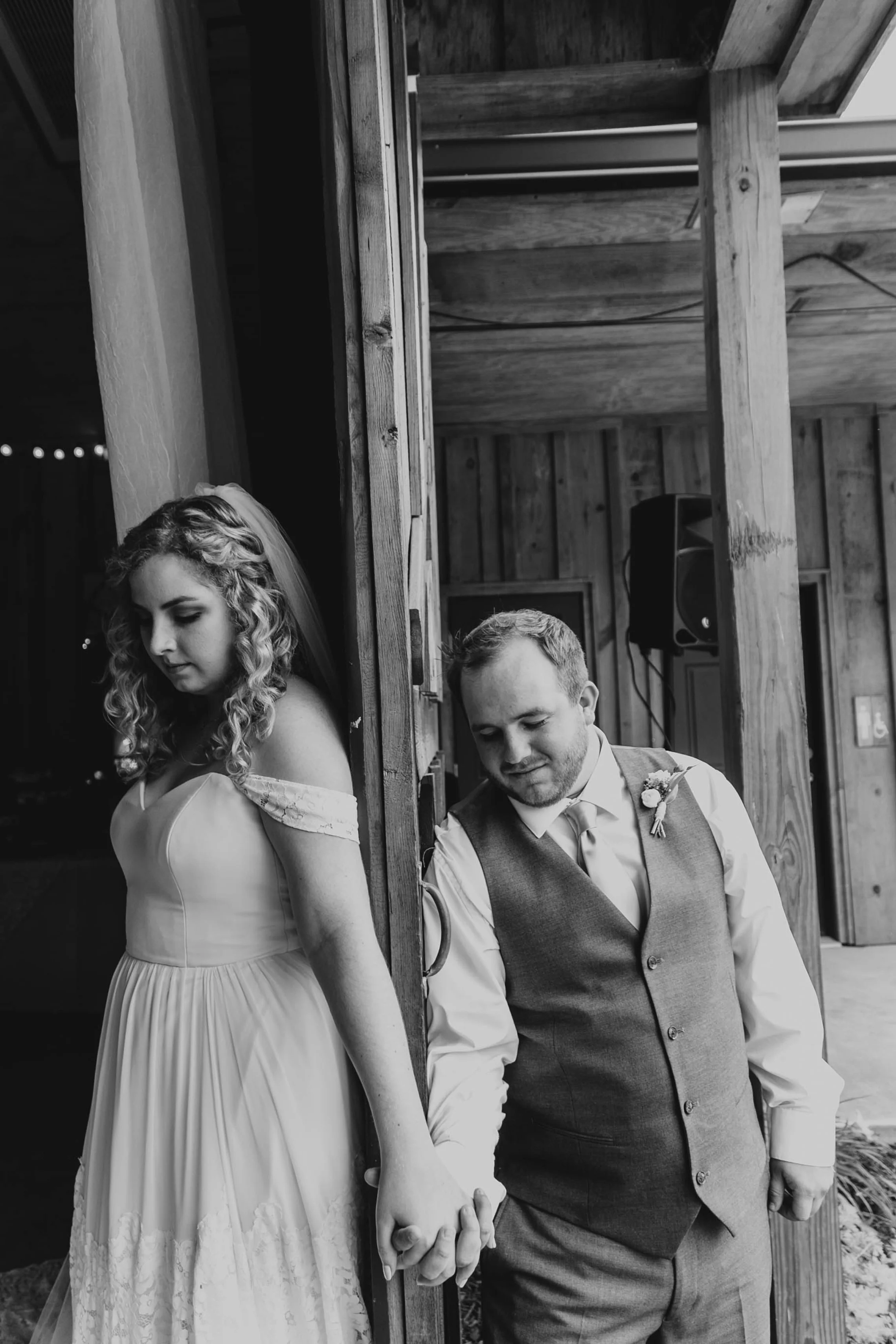 Although it was difficult, we were able to keep Andrew from seeing Taylor before the big day! What a precious moment they shared, holding hands and speaking sweet words to each other before the ceremony. I am obsessed with them ok?