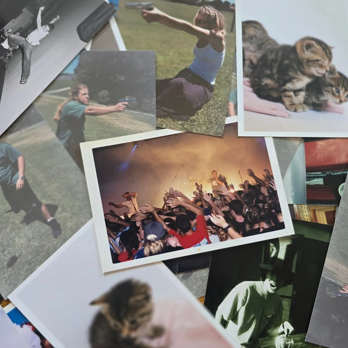 More pics to scan and recycle.  @veryevilman  and DjDave pulling some 1996 poses there!