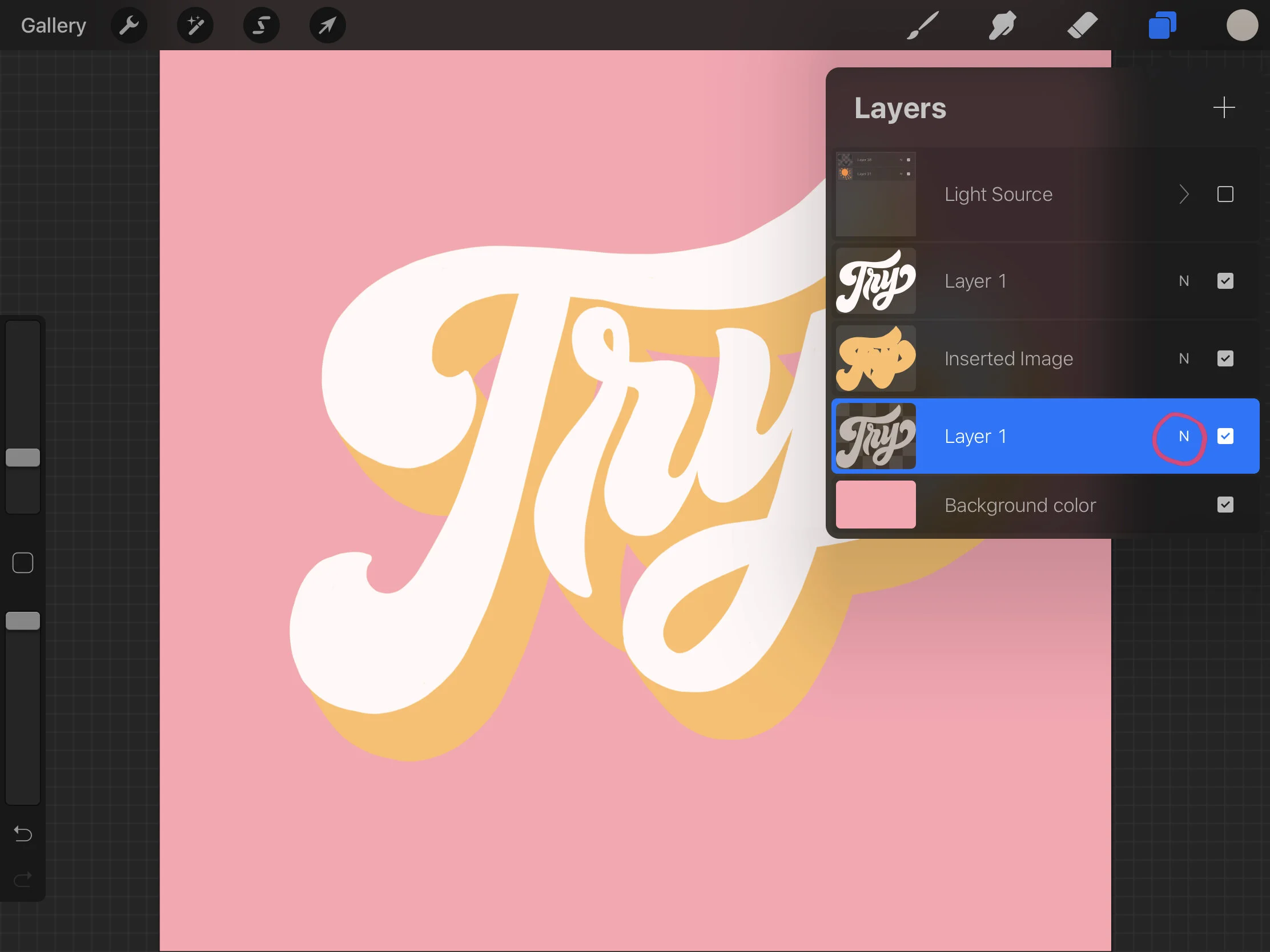 3D Lettering Tutorial in Procreate — Los Angeles Lettering Mural Artist