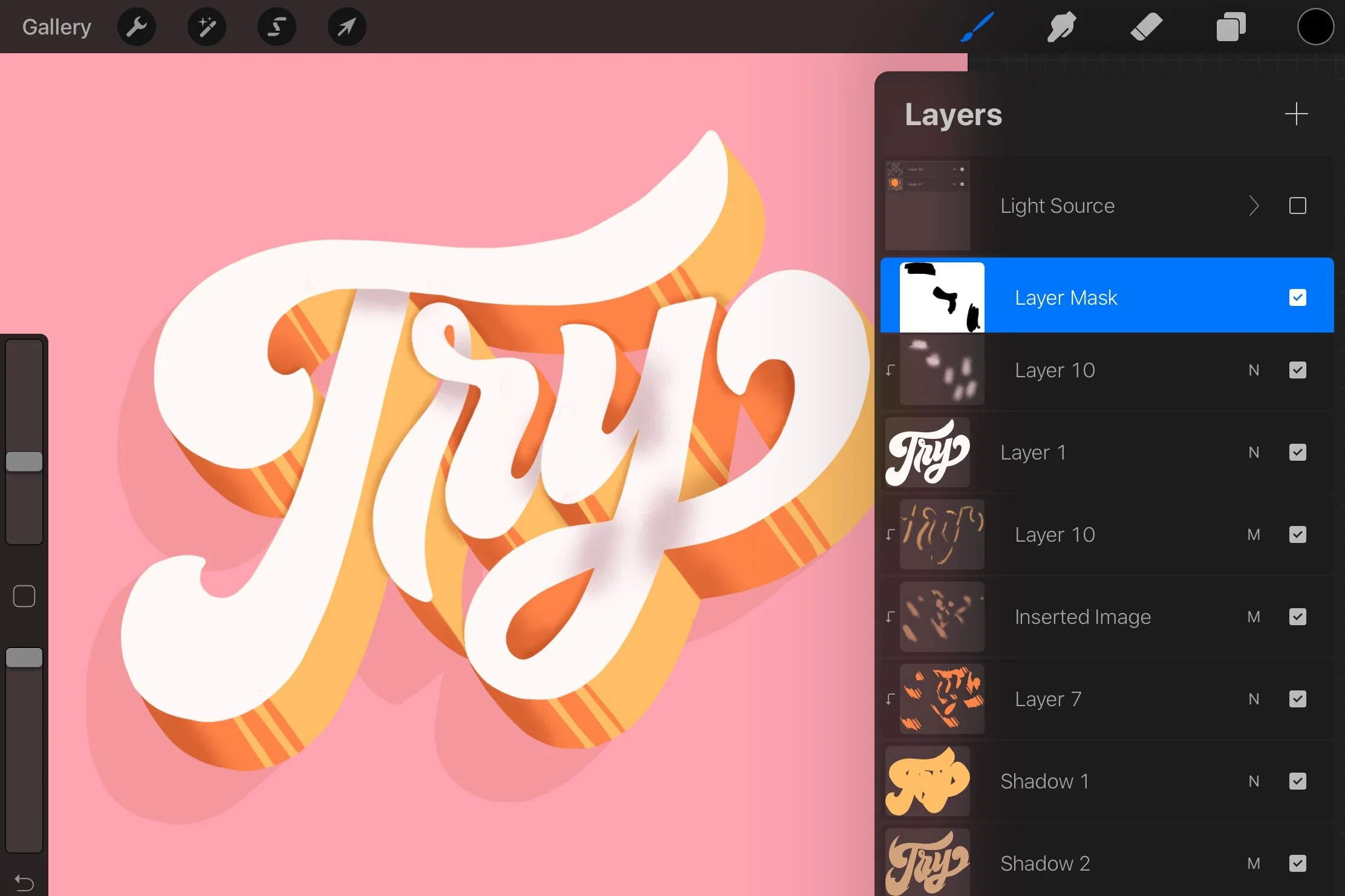 3d Lettering Tutorial In Procreate Los Angeles Lettering Mural Artist 3d Lettering Tutorial In Procreate Los Angeles Lettering Mural Artist
