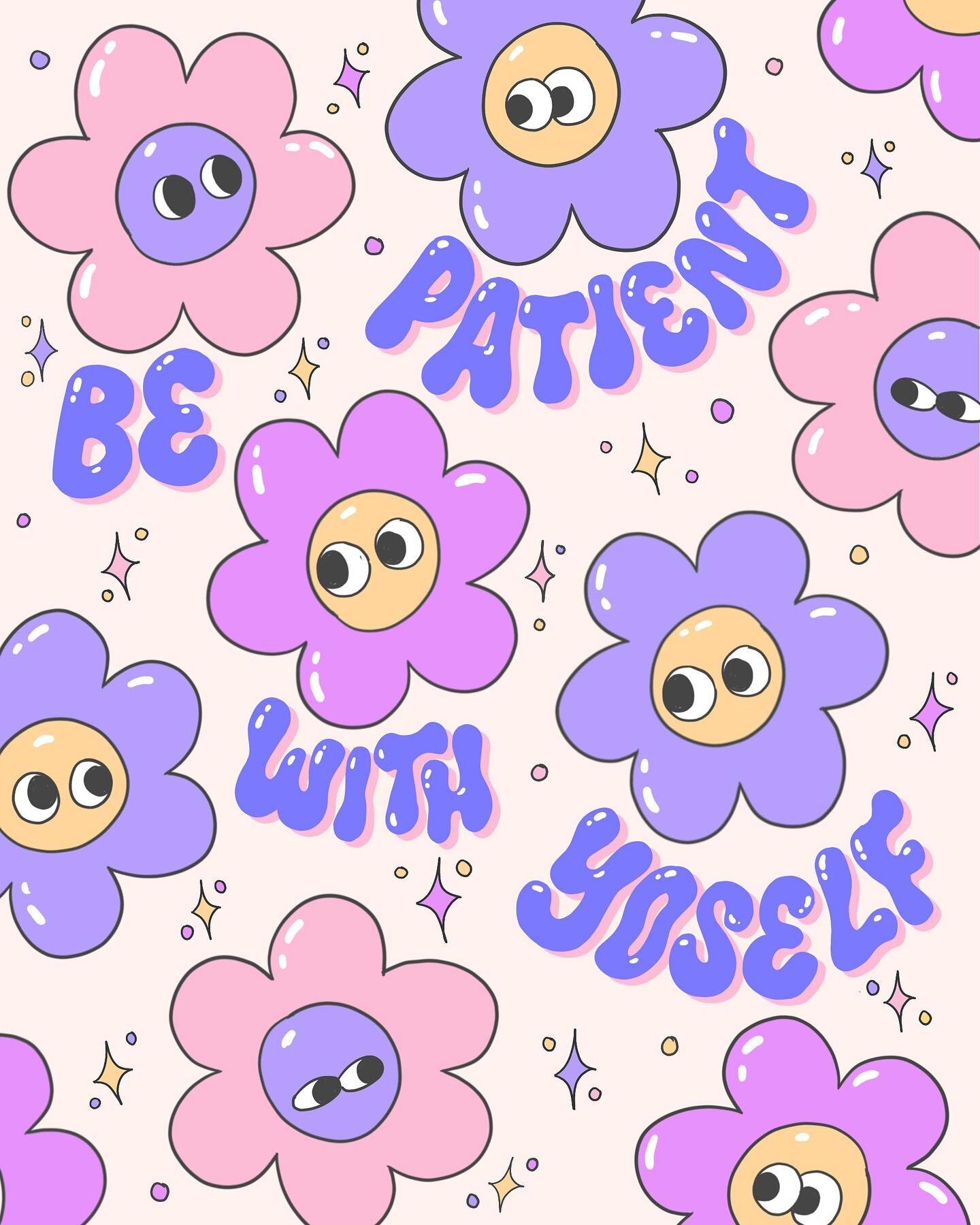 Self-love check in: Are you patient with yourself? I'm def not 😅 but working on it.

When we face struggles (job, relationships, life, etc.), we tend to frustrated with ourselves. 

We can&rsquo;t fix the problems overnight. The only way to make it 