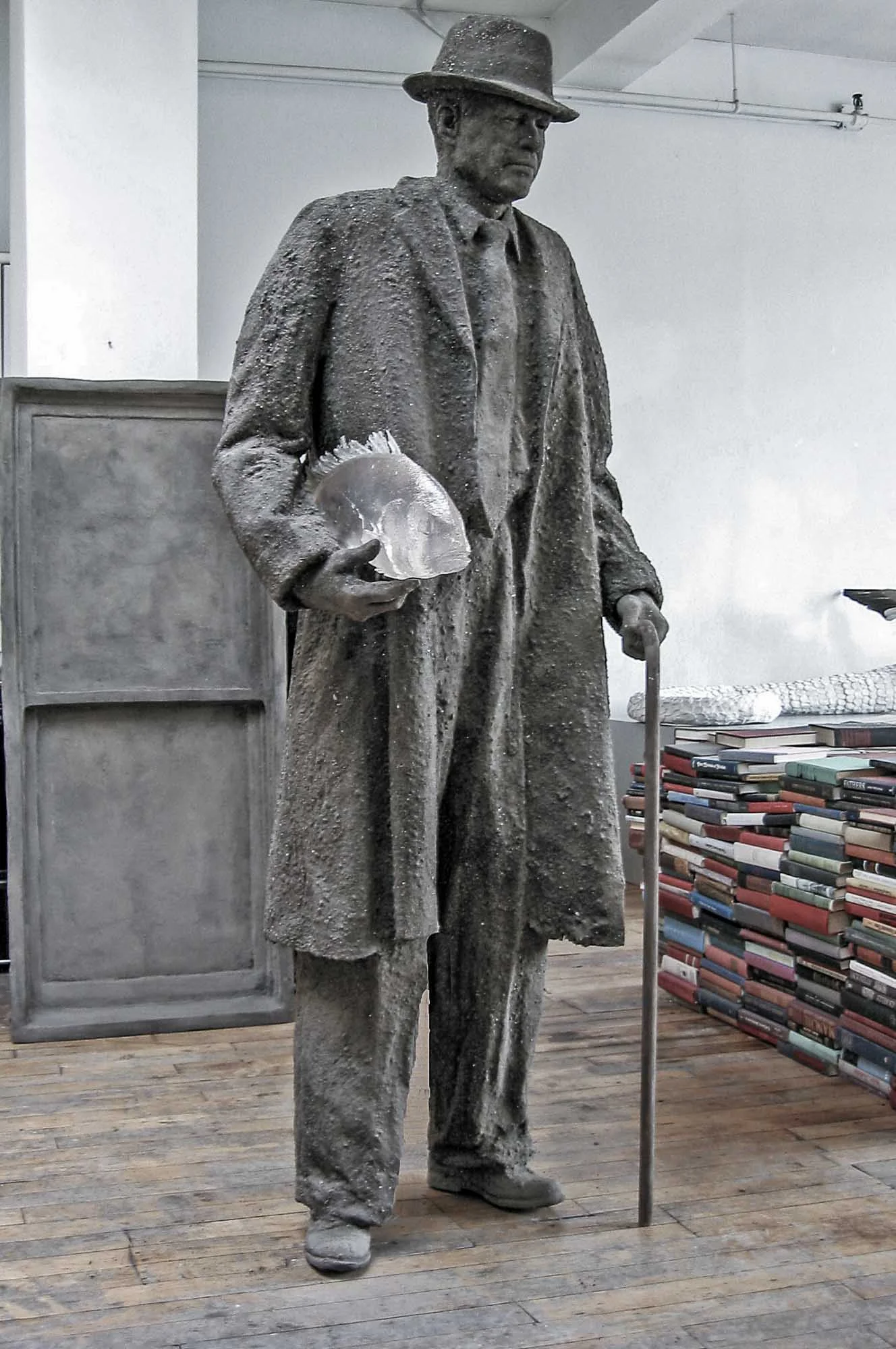 Dirt Man with Carp, 2005.