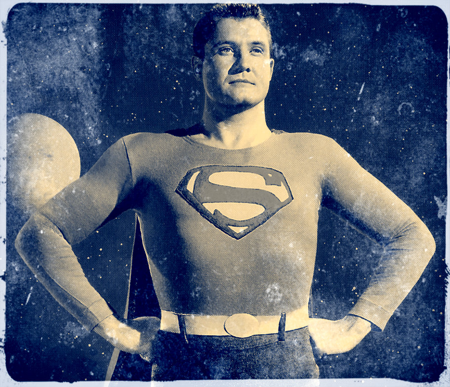 A publicity shot for the Superman television series