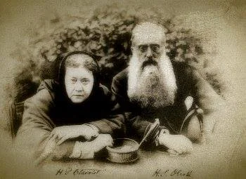 Henry Steel Olcott and Madame Helena Blavatsky