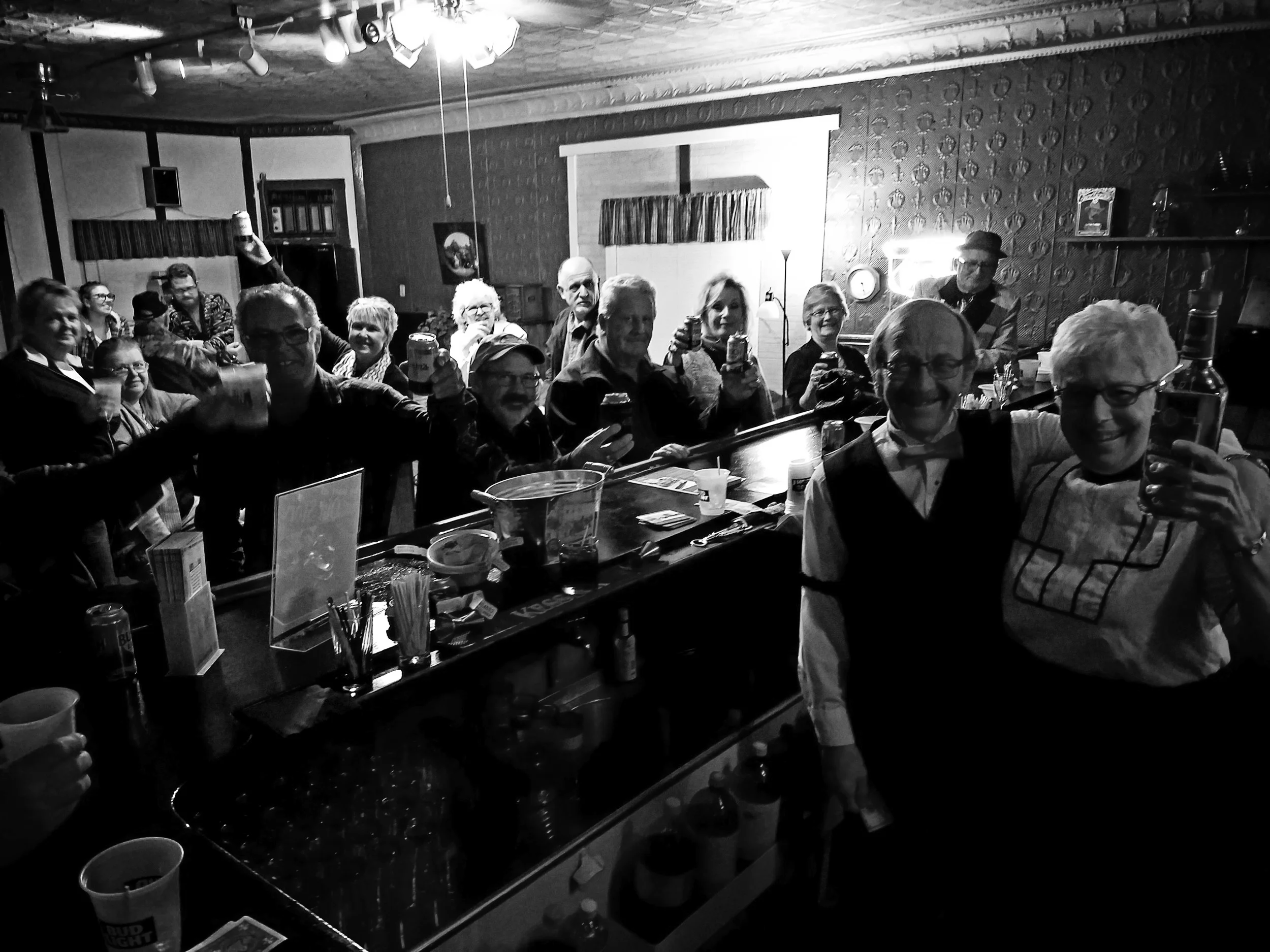 History Happy Hour at the former Svacina’s Red Lamp in Grimms, Wis.