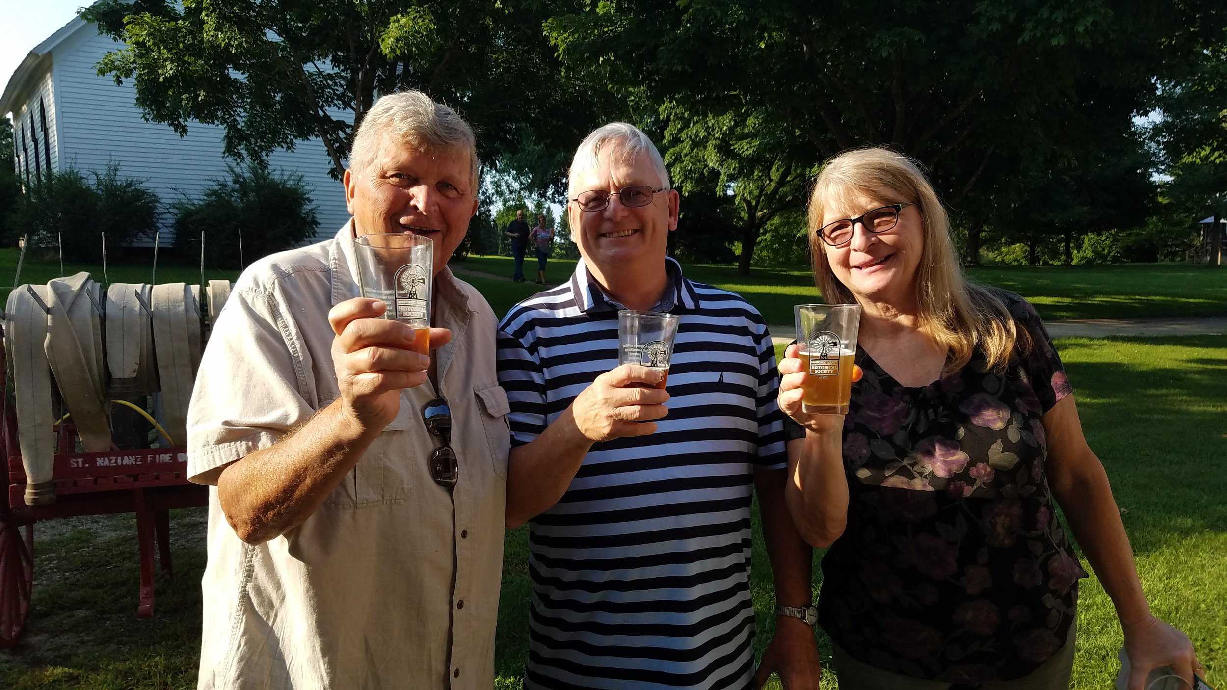  Cheers to raising funds to support local history.  