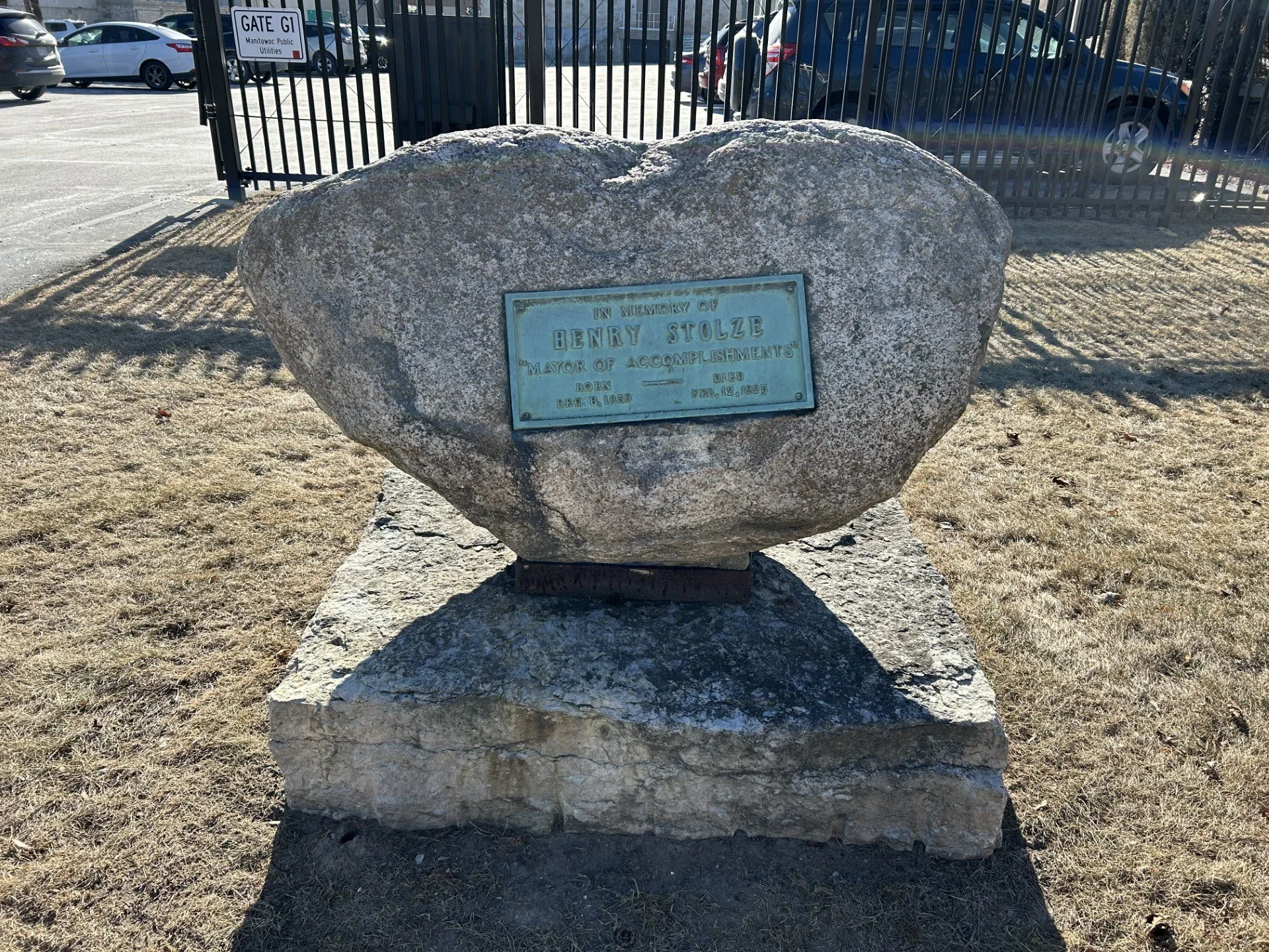 Four Monuments were Dedicated to Manitowoc Civic Leaders by the Knights of Pythias in 1926