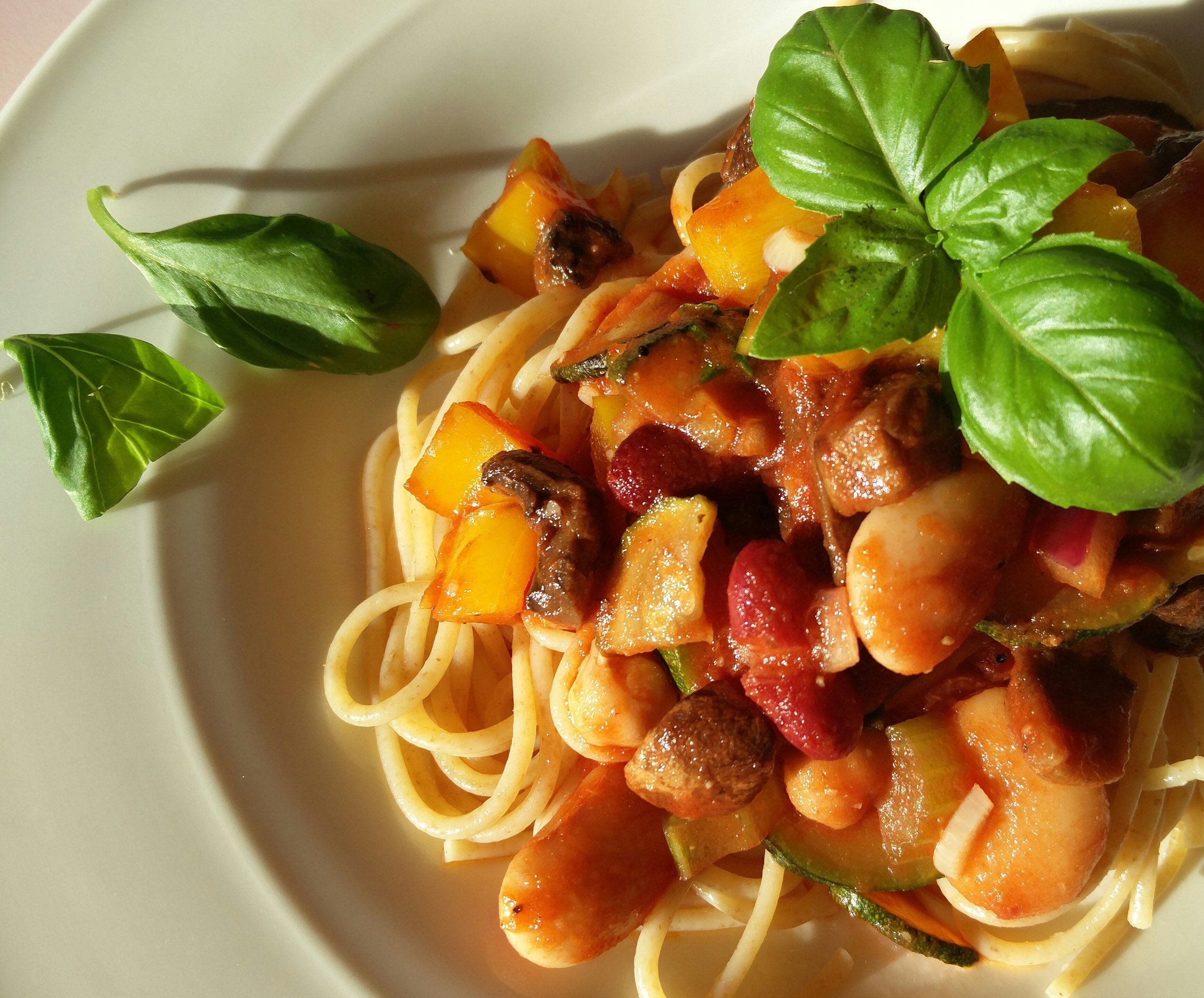 Wholegrain Spaghetti &amp; Vegetarian Bolognaise