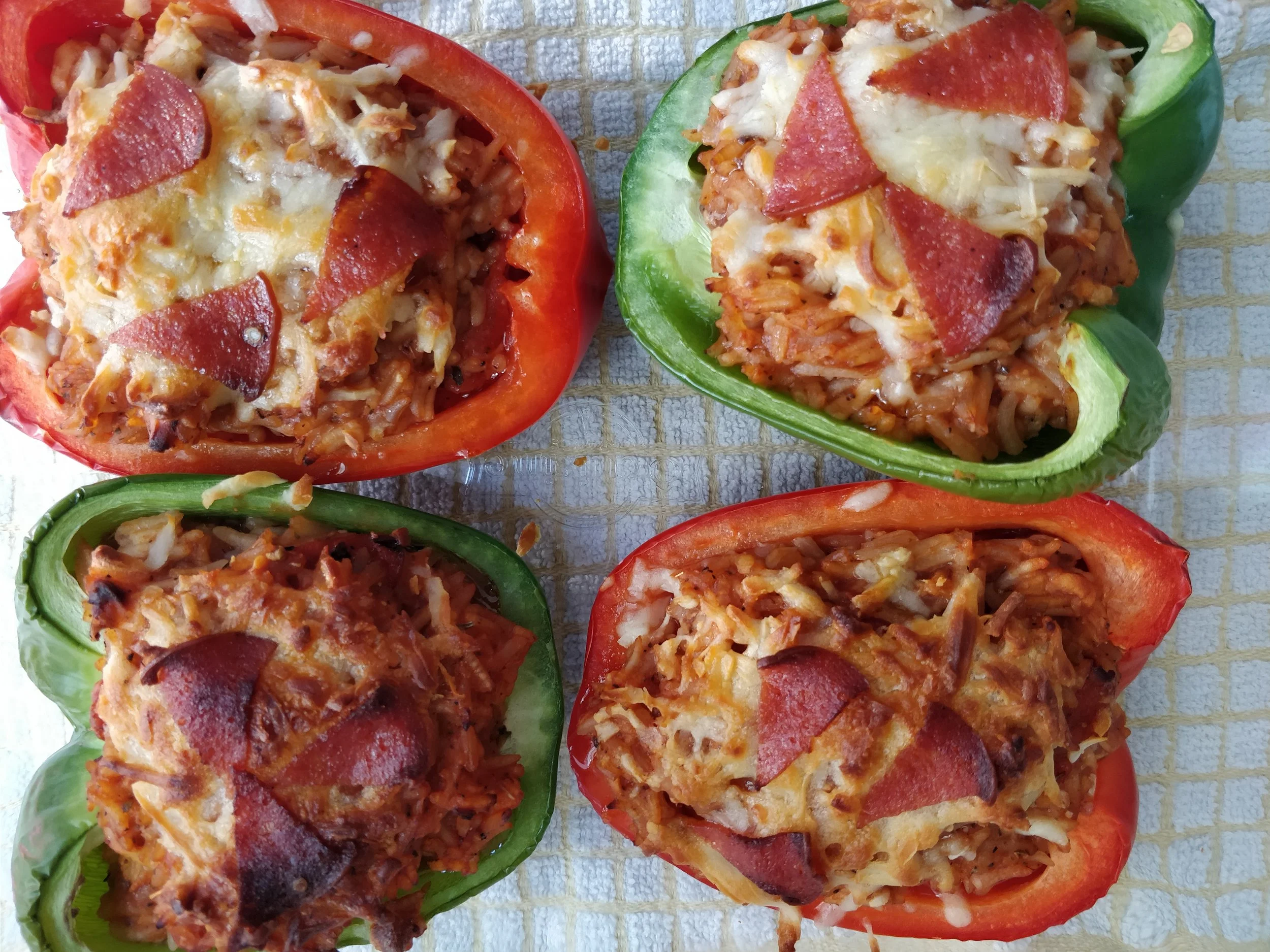 Pizza Stuffed Peppers