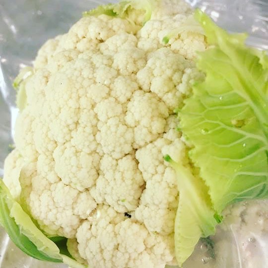 Mmm! Crunchy! #parisky #farmersmarket #cauliflowerlove