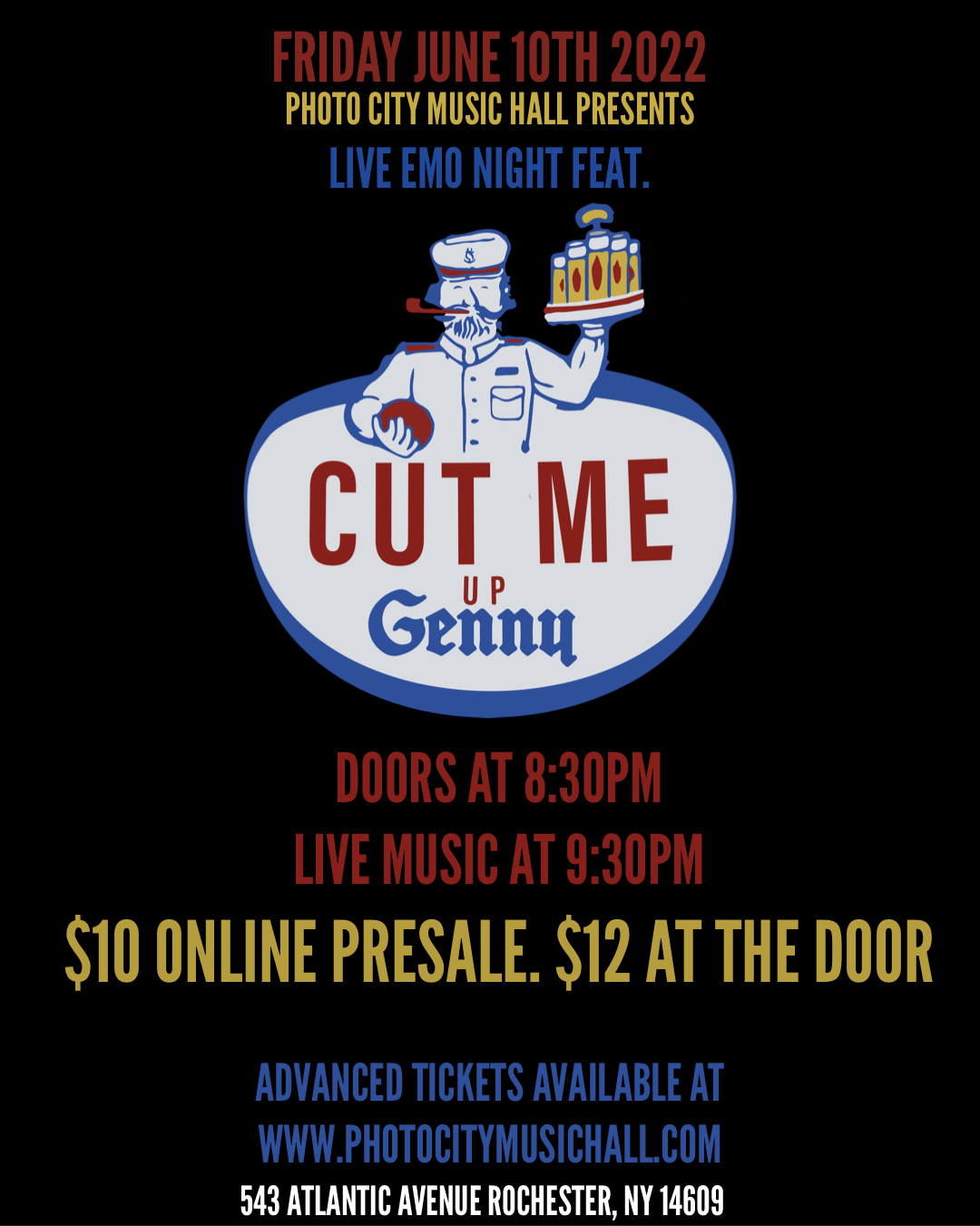 Photo City presents Emo Night ft. Cut Me Up Genny!