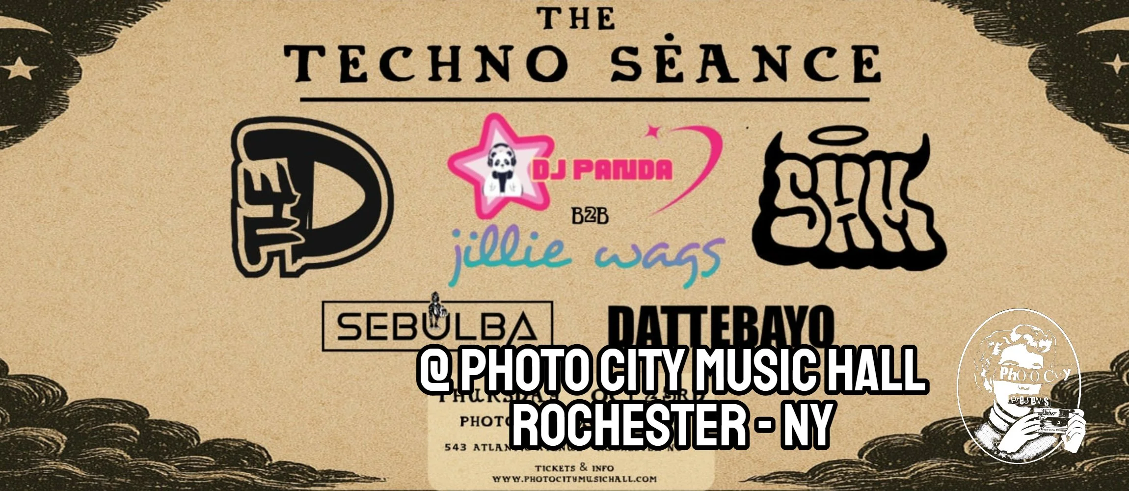The Techno Seance - Feat: The D, SHM, DJ Panda B2B Jillie Wags, Sebulba, & Dattebayo