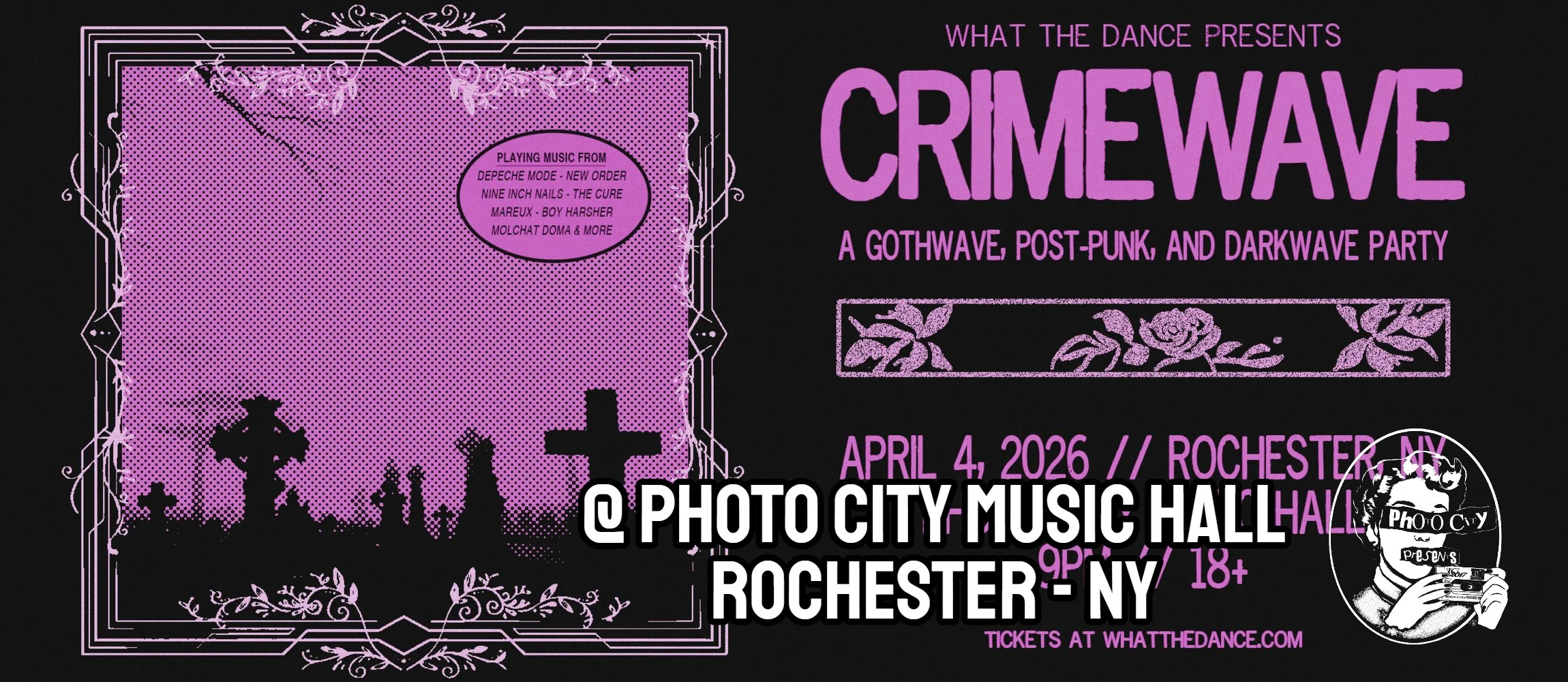CRIMEWAVE: A POST-PUNK &amp; DARKWAVE PARTY
