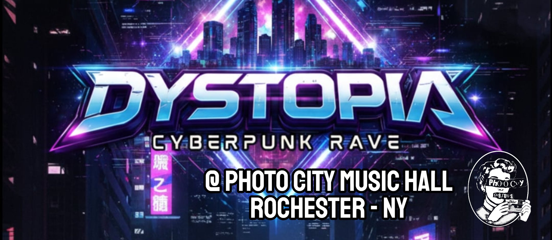 Dystopia - Cyberpunk Rave - Feat: Super Elysium, Axetros, FOE, J-Red, &amp; Cyberr