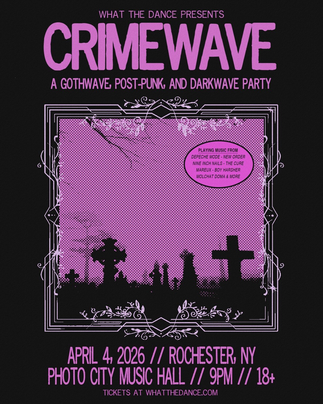 CRIMEWAVE: A POST-PUNK &amp; DARKWAVE PARTY