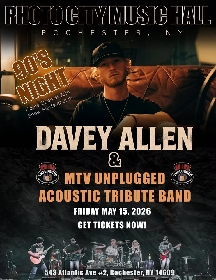 90's Night - w/ Davey Allen &amp; Unplugged