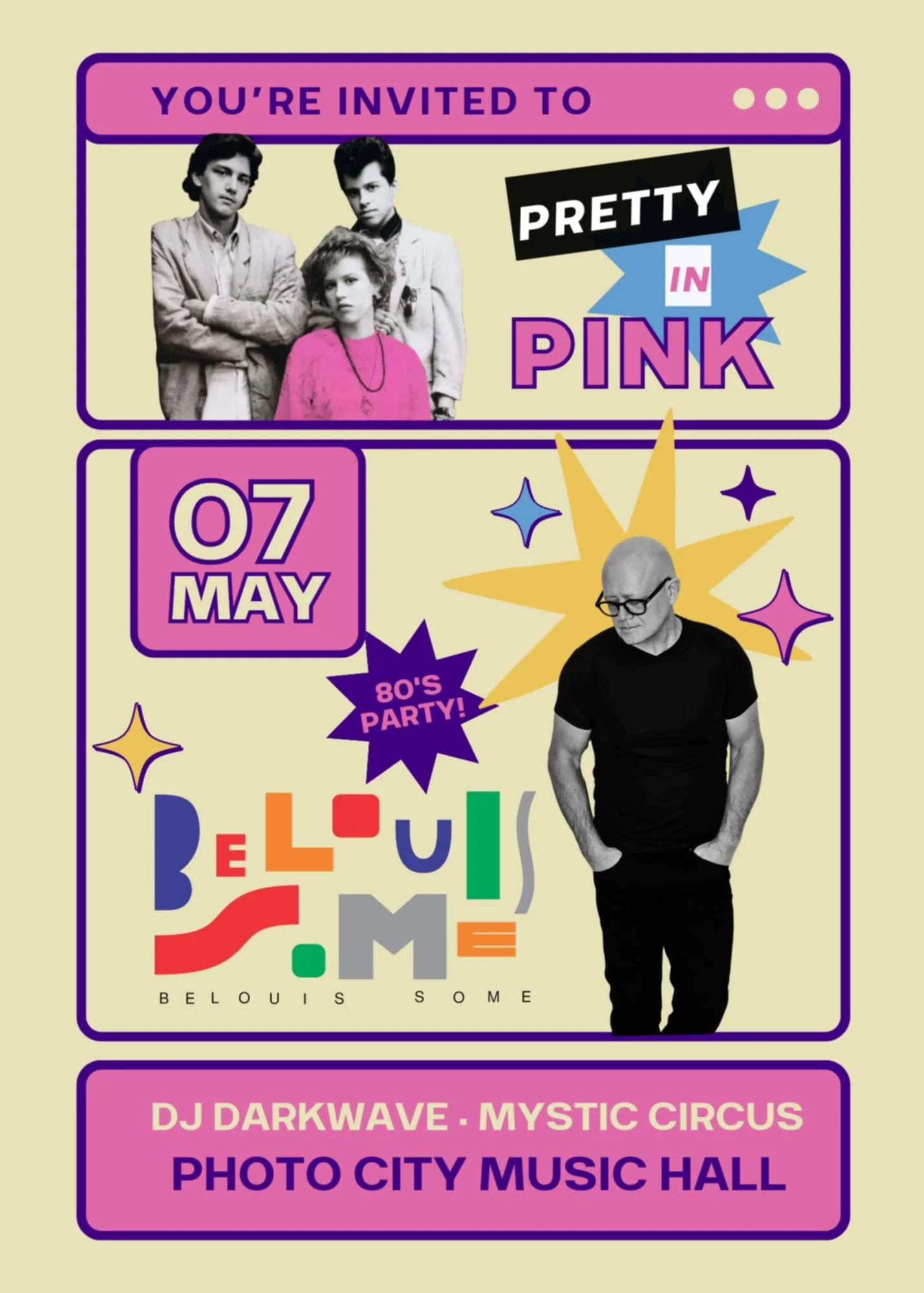 Pretty In Pink : 80s Party - feat: Belious Some