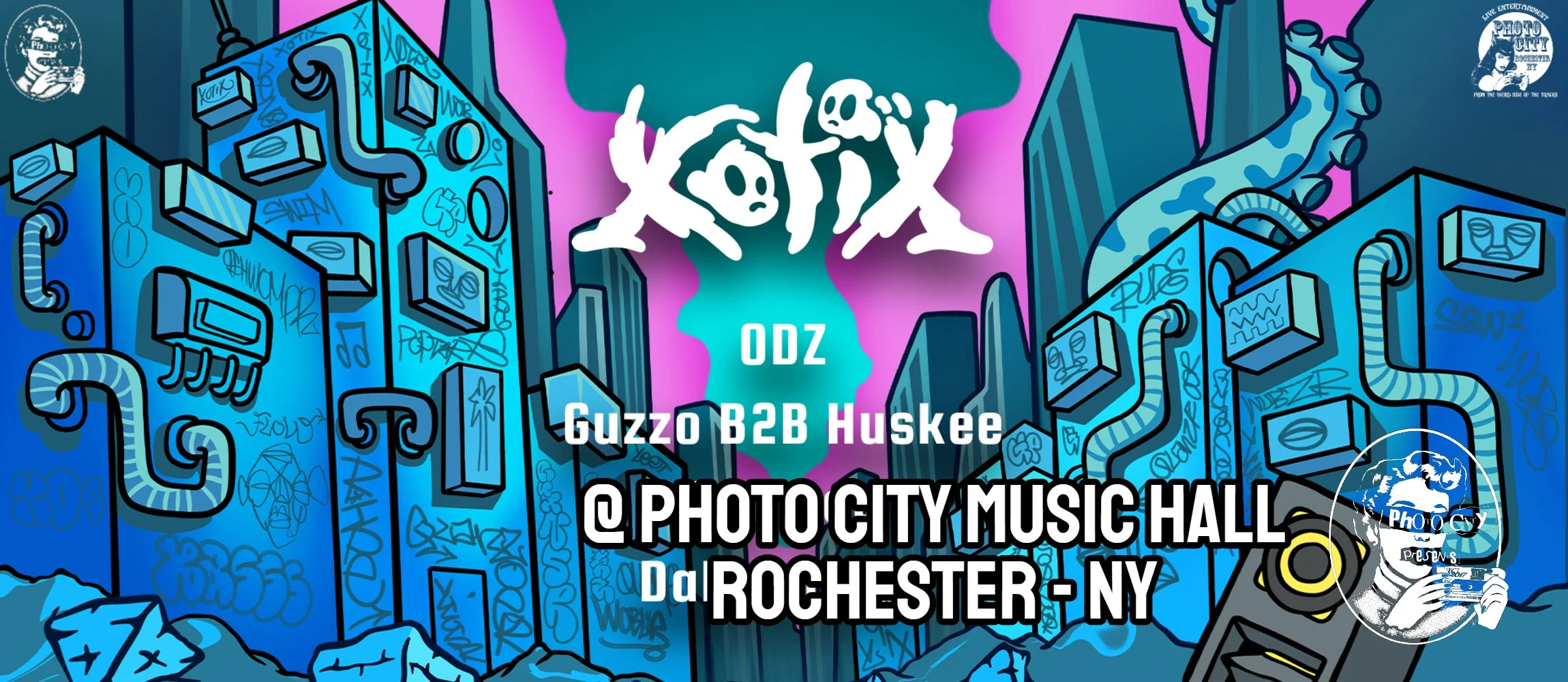 Xotix - w/ ODZ, Guzzo B2B Huskee, Aye Bay, &amp; Dabasaurus