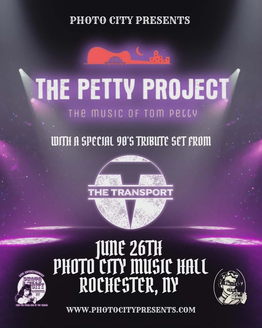 The Petty Project (A Tribute to Tom Petty) &amp; The Transport (1990's Tribute Set)