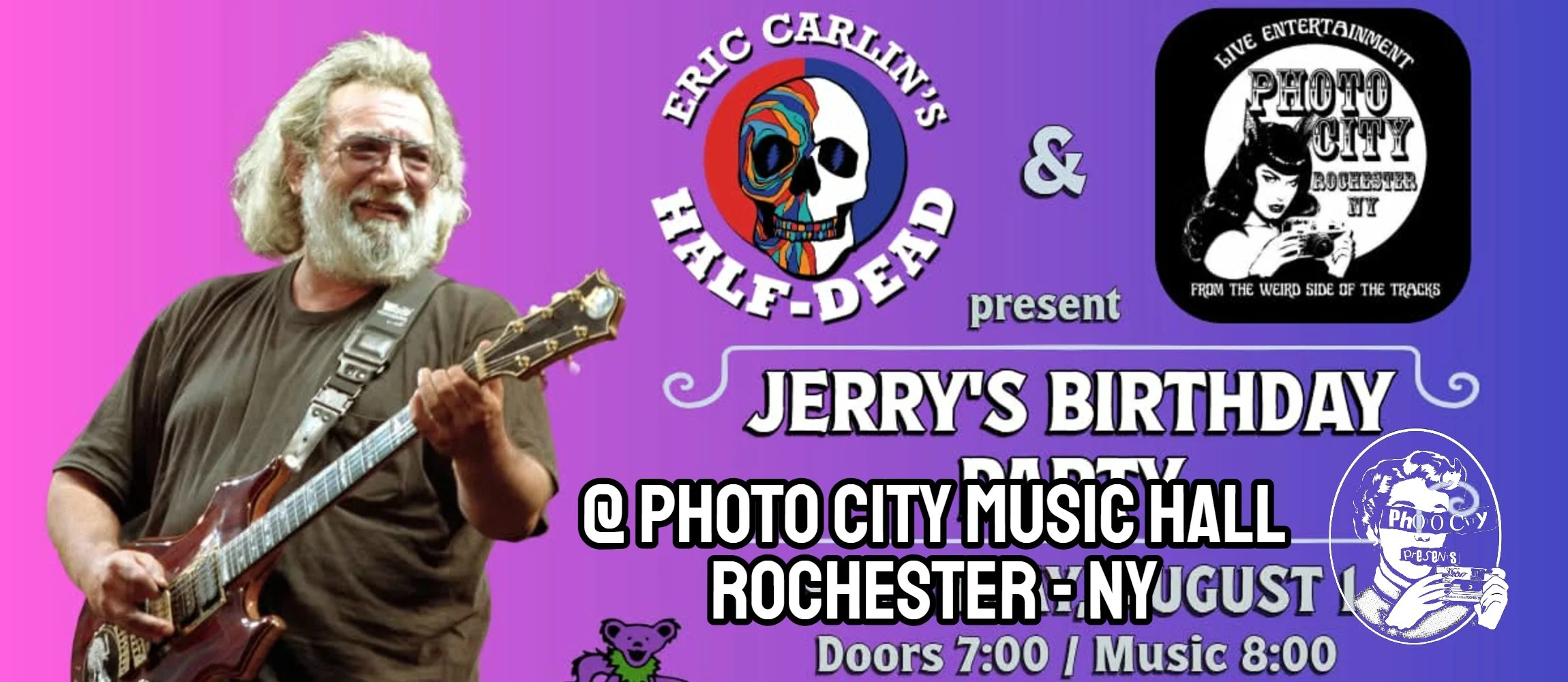 Jerry Garcia's Birthday Party - feat: Eric Carlin's Half-Dead