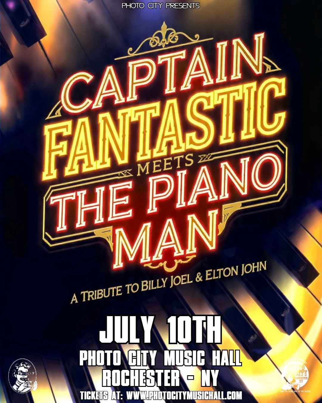 Captain Fantastic Meets The Piano Man - A Tribute to the music of Billy Joel and Sir Elton John