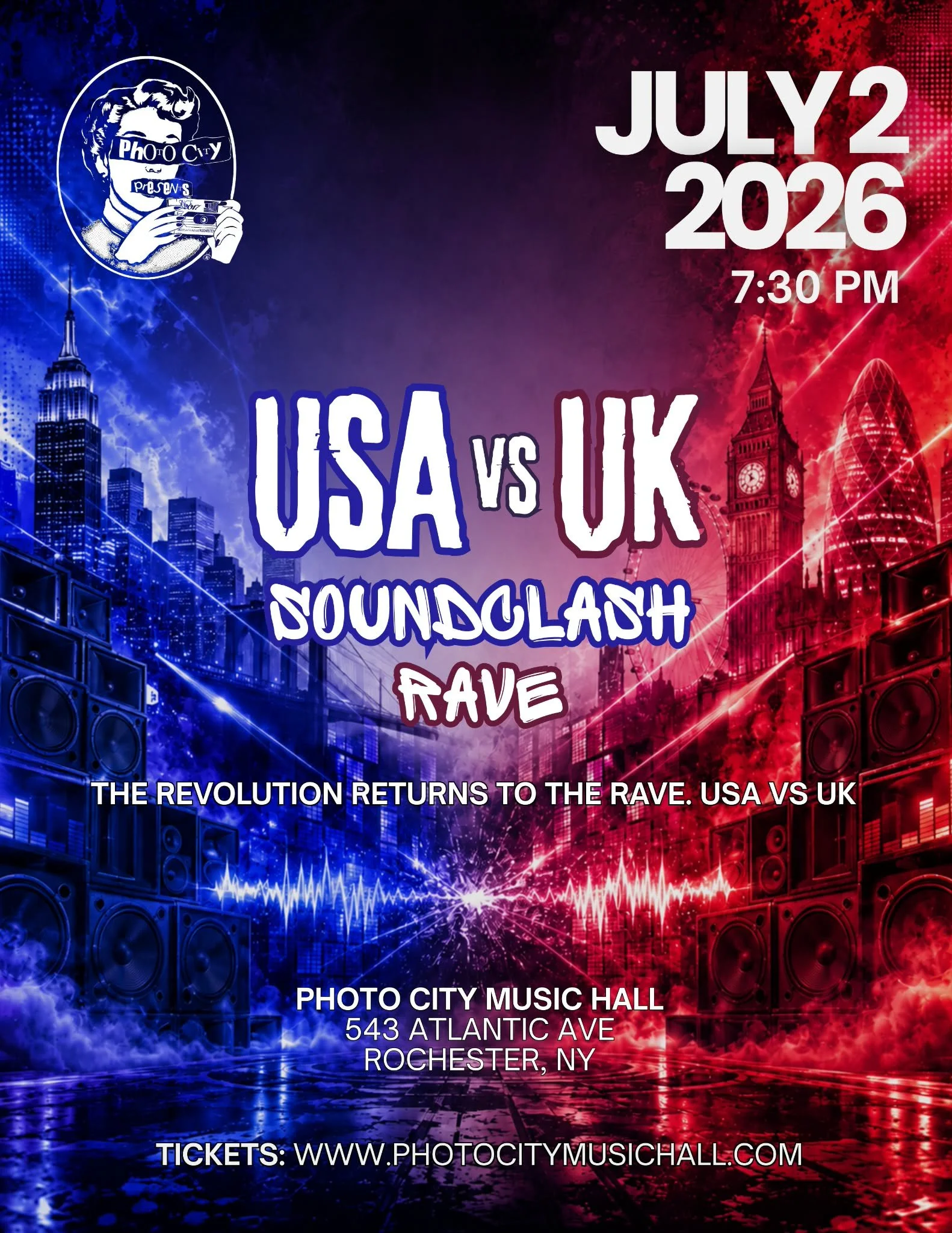 USA vs UK - Soundclash Rave