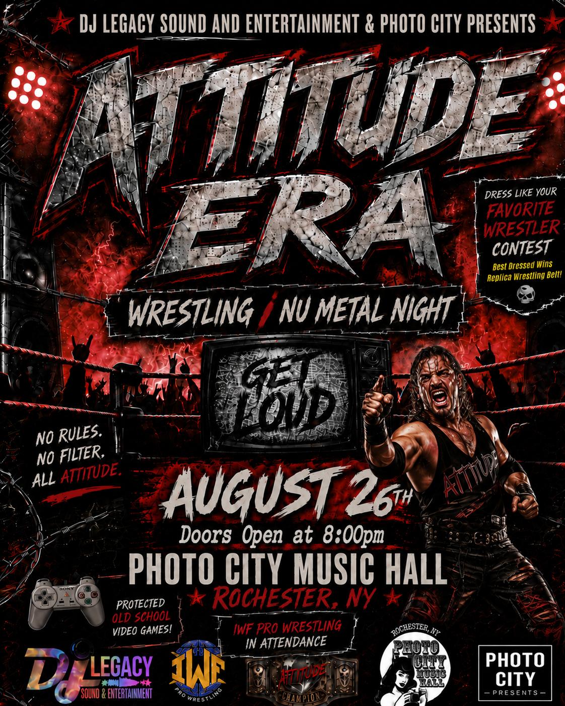 Attitude Era : Wrestling &amp; Nu Metal Party