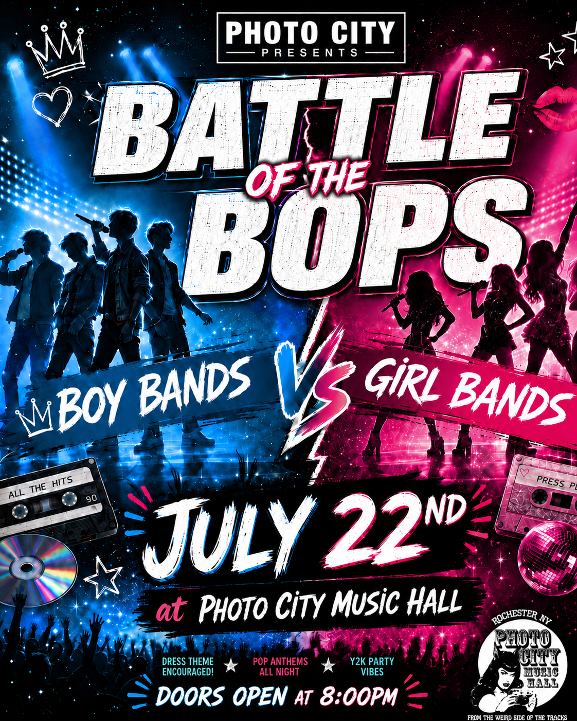 Battle Of The Bops - Boys Bands vs Girl Bands