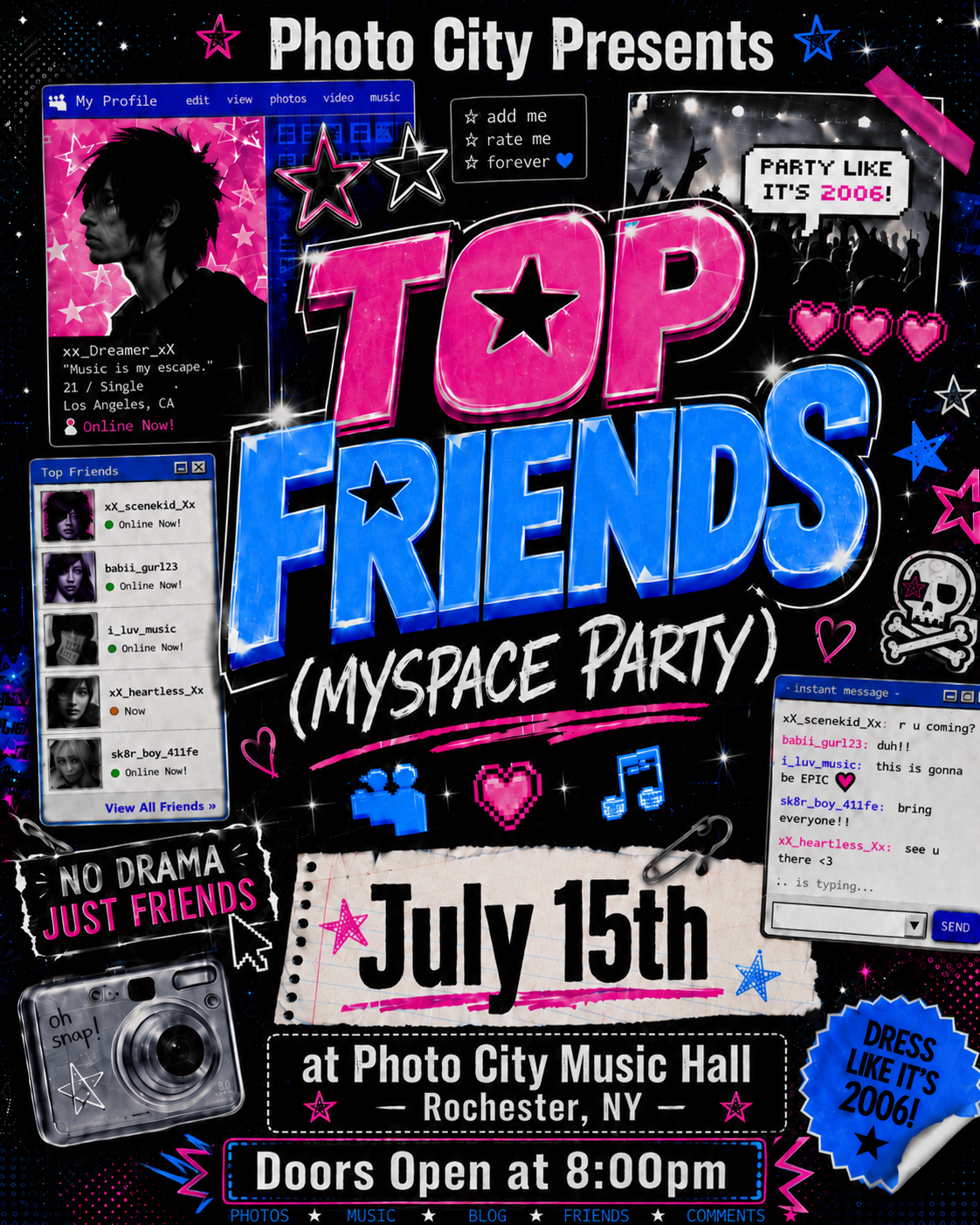 Top Friends - Myspace Party