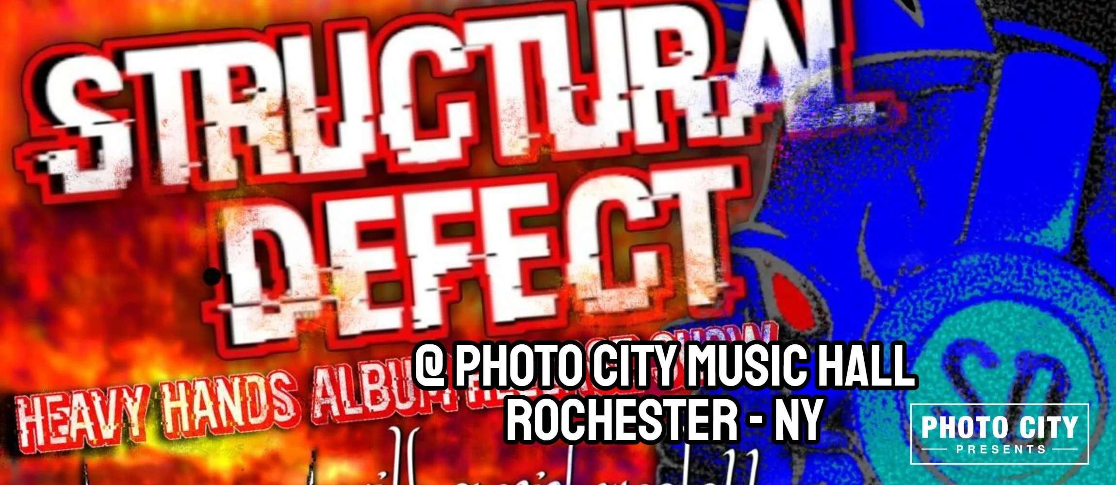 Structural Defect - "Heavy Hands" Album Release Show- w/ Eyesore, Poor Judgement, &amp; Imperfect