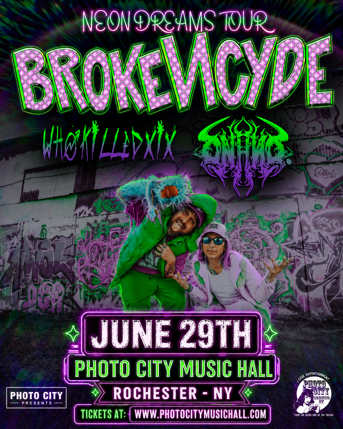Brokencyde, WhoKilledXIX, &amp; Oni Inc