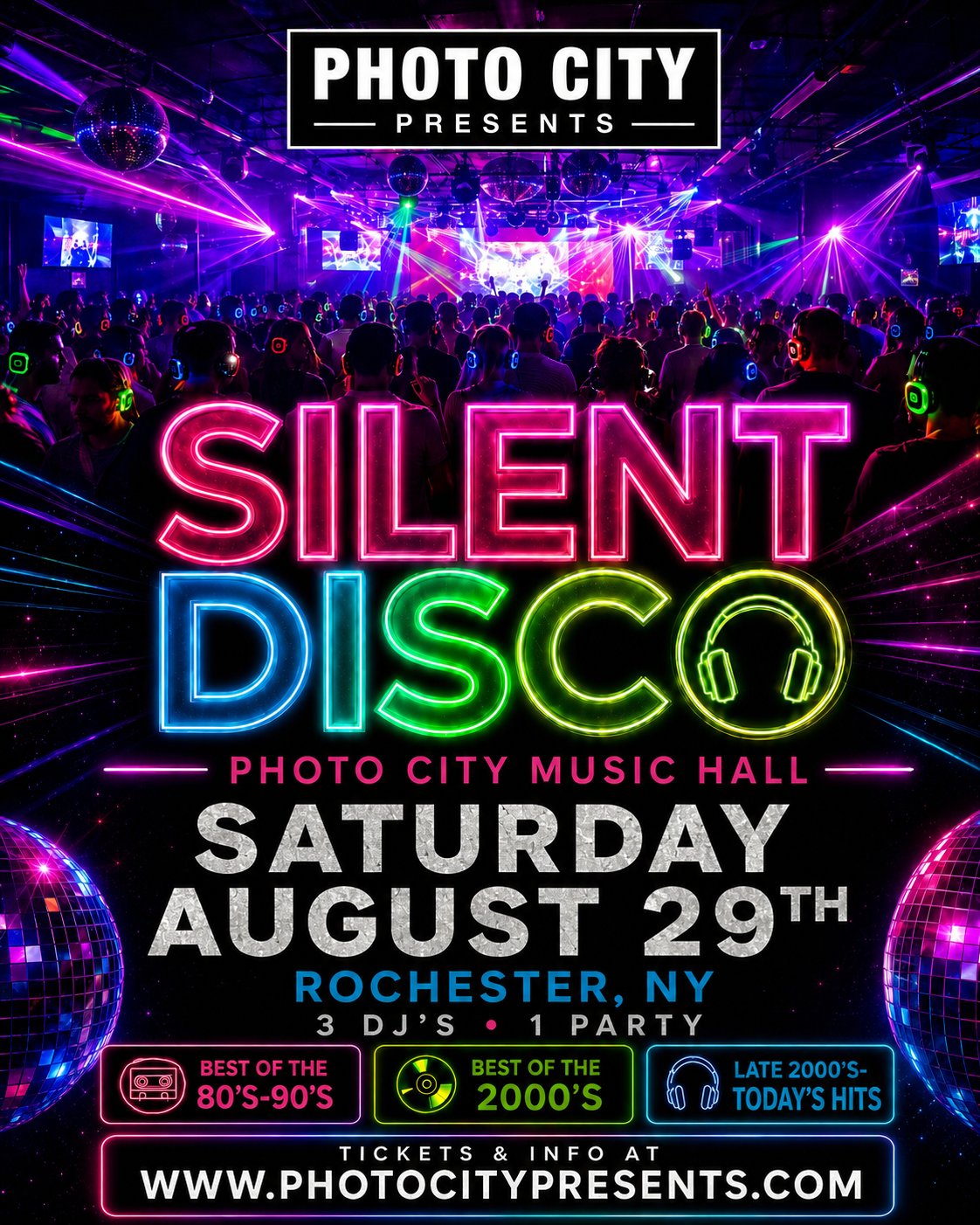 Silent Disco - Music Through The Decades