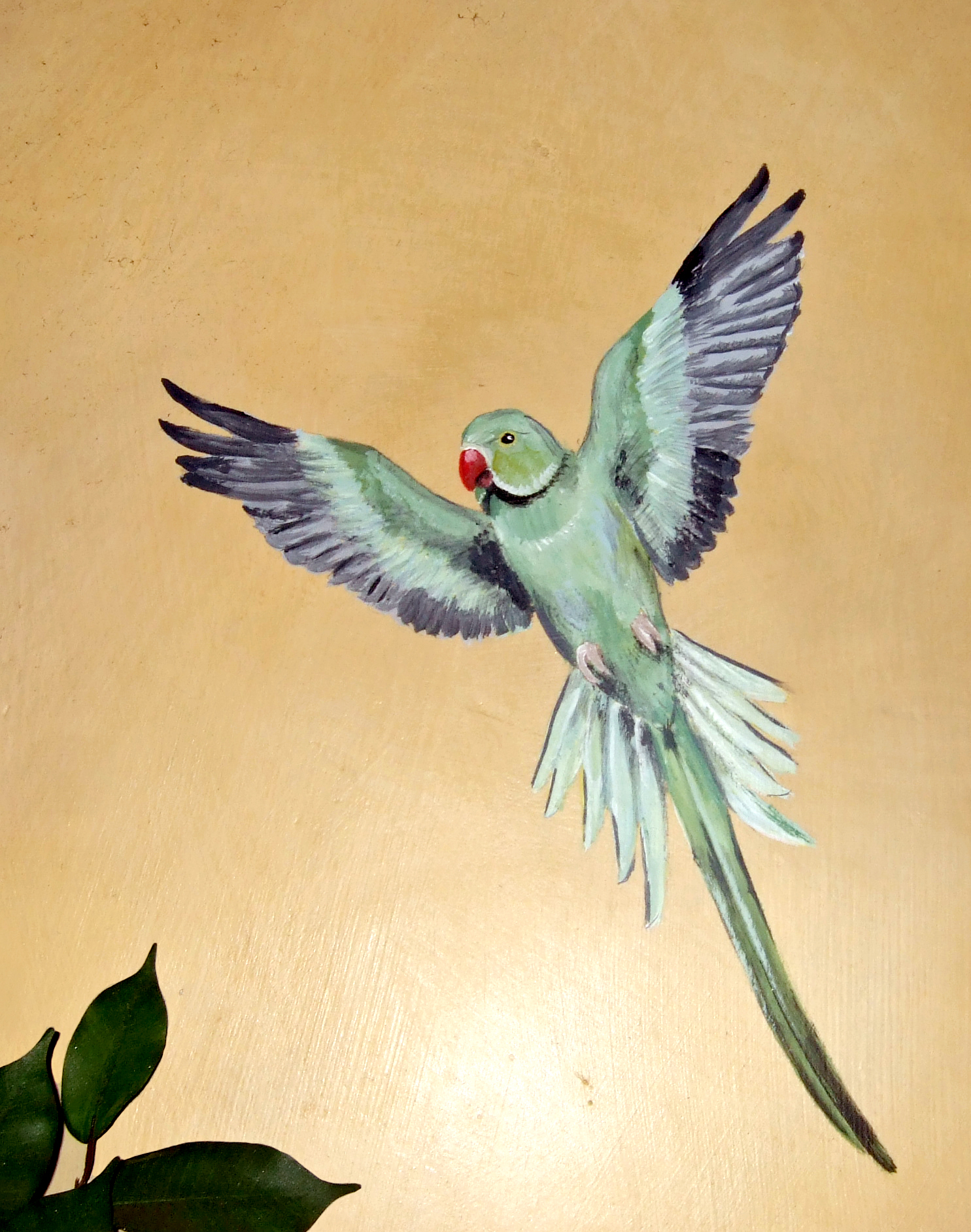 Flying Parakeets