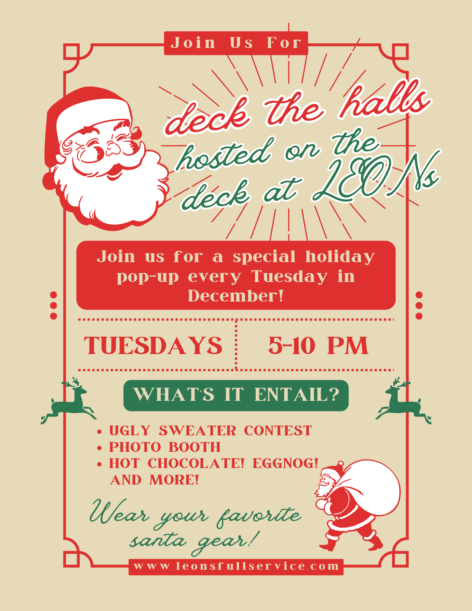 Happenings — LEONs FULL SERVICE