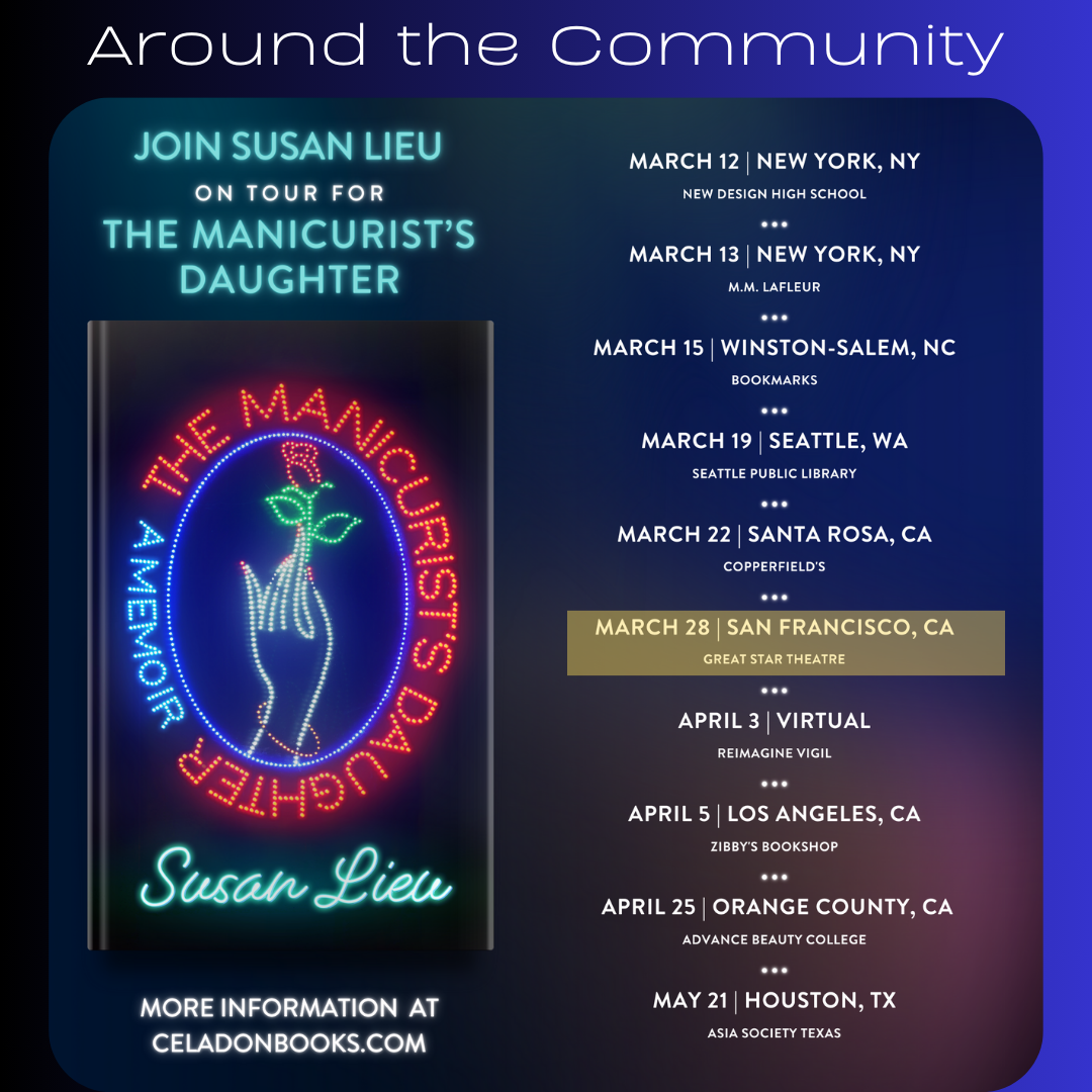 Around the Community: Susan Lieu, The Manucurist's Daughter Book Tour