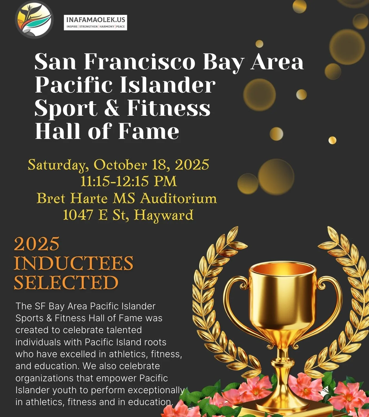 San Francisco Bay Area Pacific Islander Sport & Fitness Hall of Fame