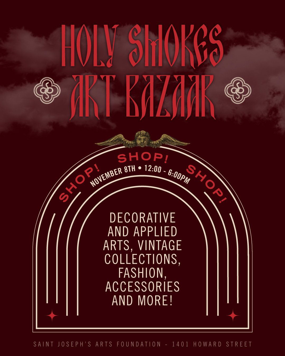 Around the Community: Holy Smokes Art Bazaar