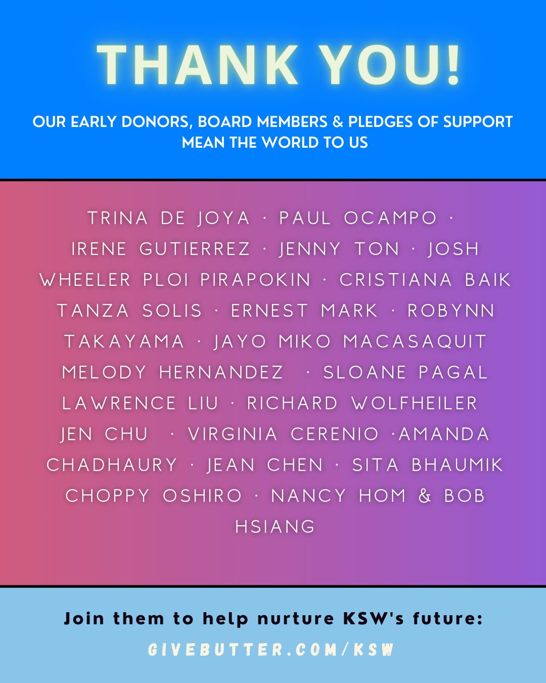 We’ve Raised $9,500 out of $35,000 - Community is Everything with KSW