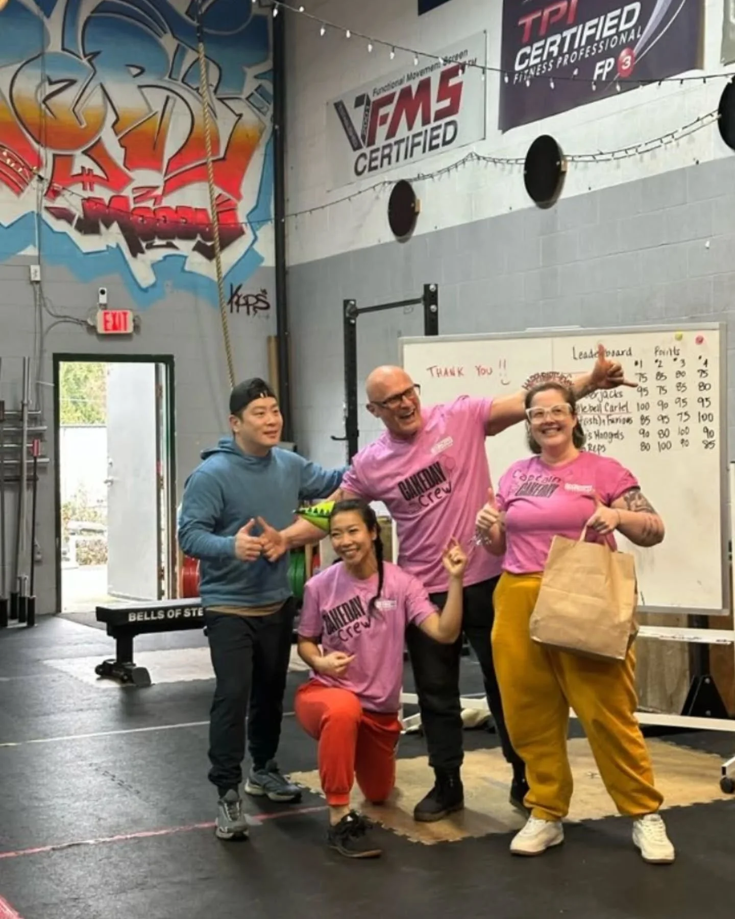 Congrats to team cakeday that took part in the @engineeredbodies annual community fundraiser throwdown and a big happy belated birthday to cake boss @jnetennba 🔥

#raincityathletics #fundraiser #competition #community