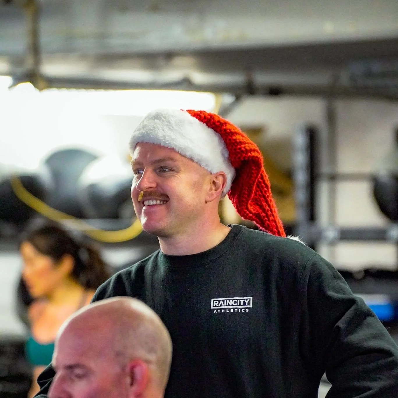 Christmas spirit at #RaincityAthletics 🧑&zwj;🎄⁠
⁠
Don't forget to check Push Press for the most updated schedule 💚and please, don't forget to reserve your spot!
