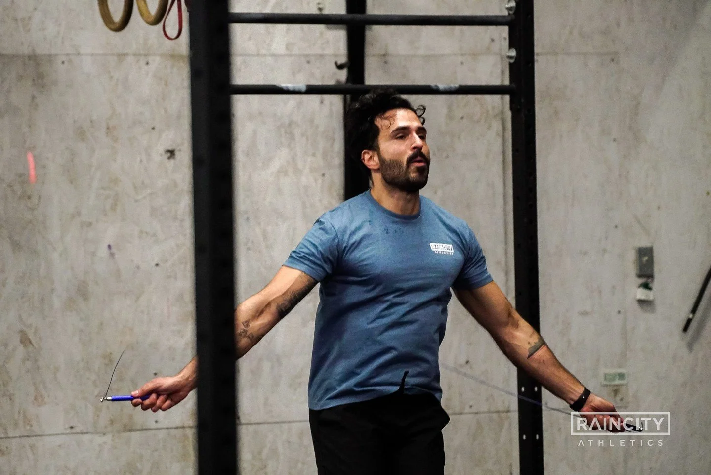 What's going on on Tuesdays during this block? ⁠
⁠
We are focusing on high-skill movements we expect to see in the Open, like toes to bar and double unders. Paired with low-volume barbell WODs to build capacity without completely demolishing your ner